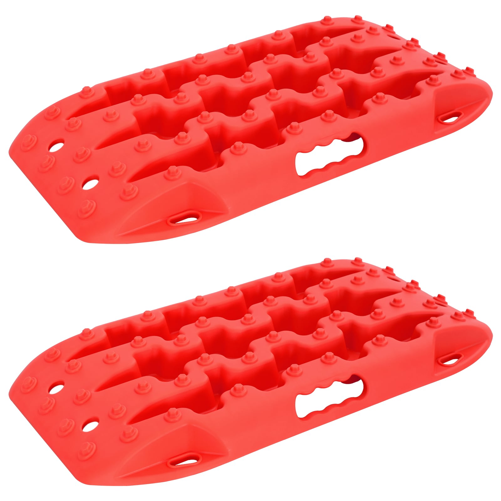Traktionsplatte 2 stk. Rot 57,5 x 30,5 x 5,5 cm