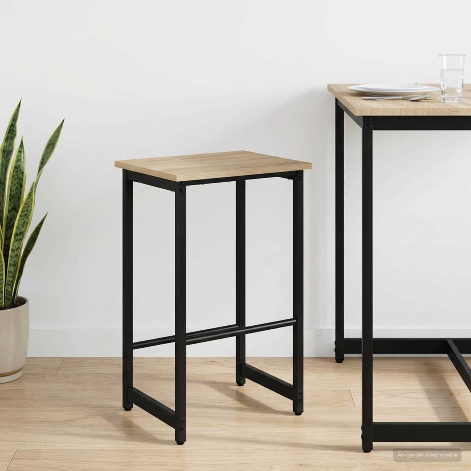 Barhocker Sonoma-Eiche 40 x 32 x 74 cm Holzwerkstoff