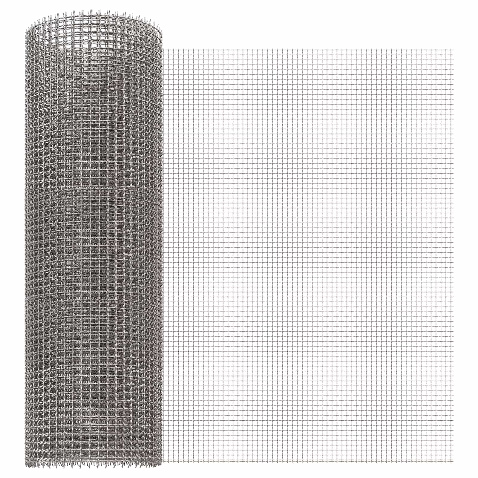Mesh Bildschirm 40 x 1000 cm 3 Mesh Edelstahl 201 Silber