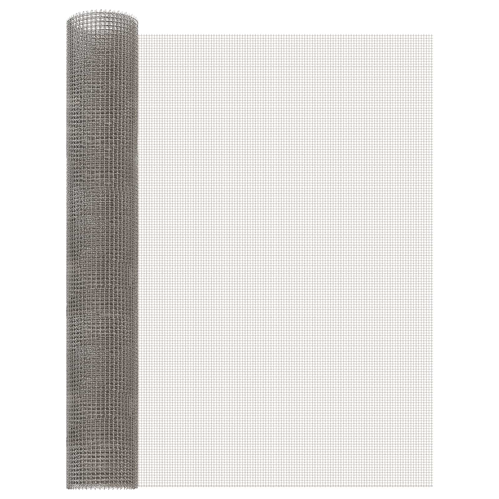 Mesh Bildschirm 80 x 500 cm 3 Mesh Edelstahl 201 Silber