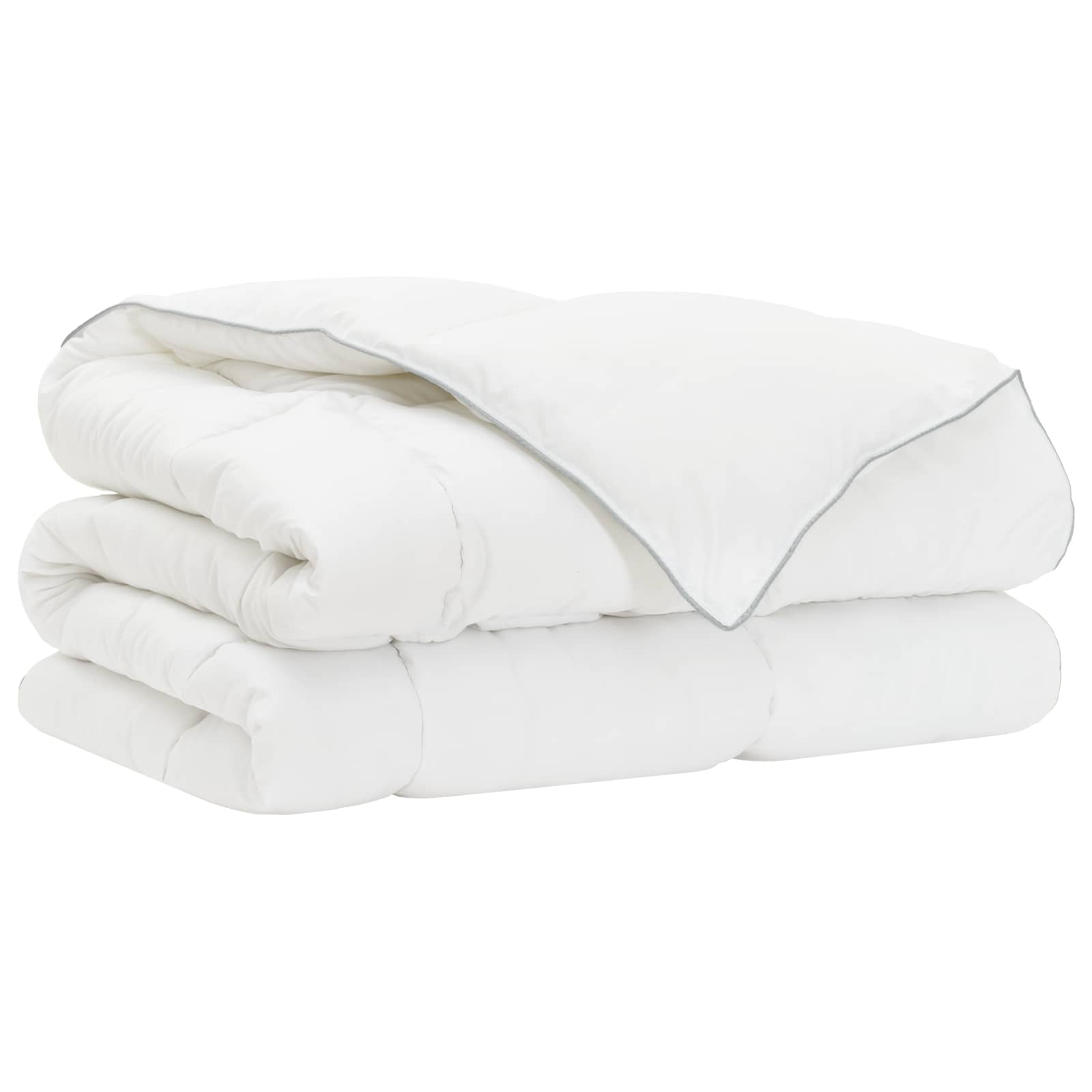 Duvet- und Kopfkissen-Set 140 x 220 cm Winter 350 gsm Weiß