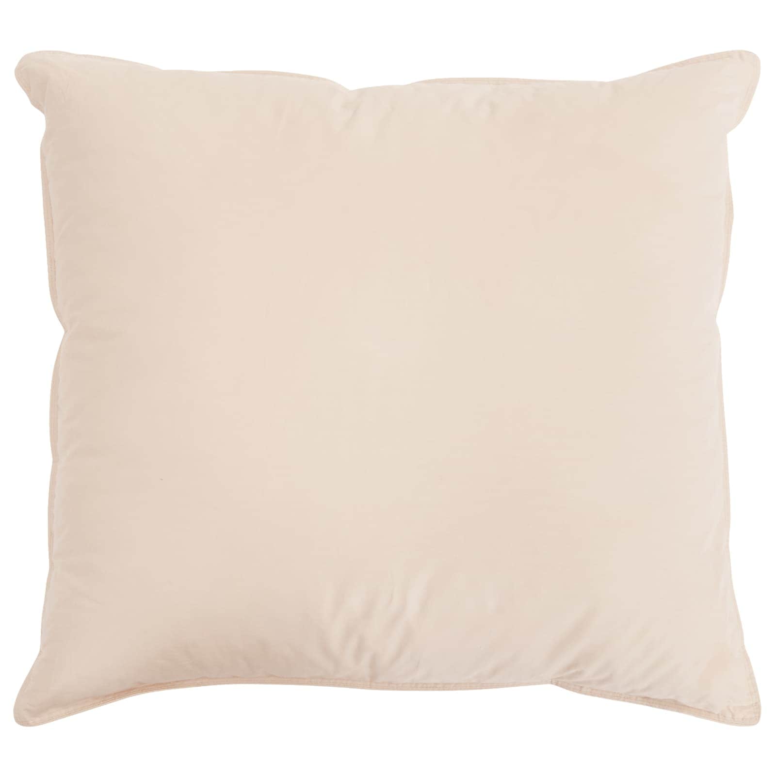 Kopfkissen 50 x 50 cm Für alle Jahreszeiten Kapokfaser Beige