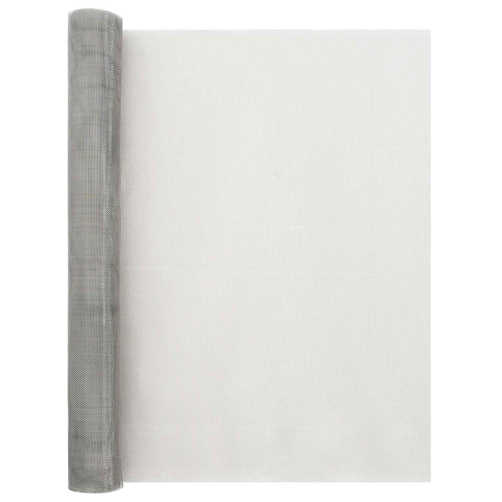 Mesh Bildschirm 60 x 2000 cm 20 Mesh Edelstahl 201 Silber