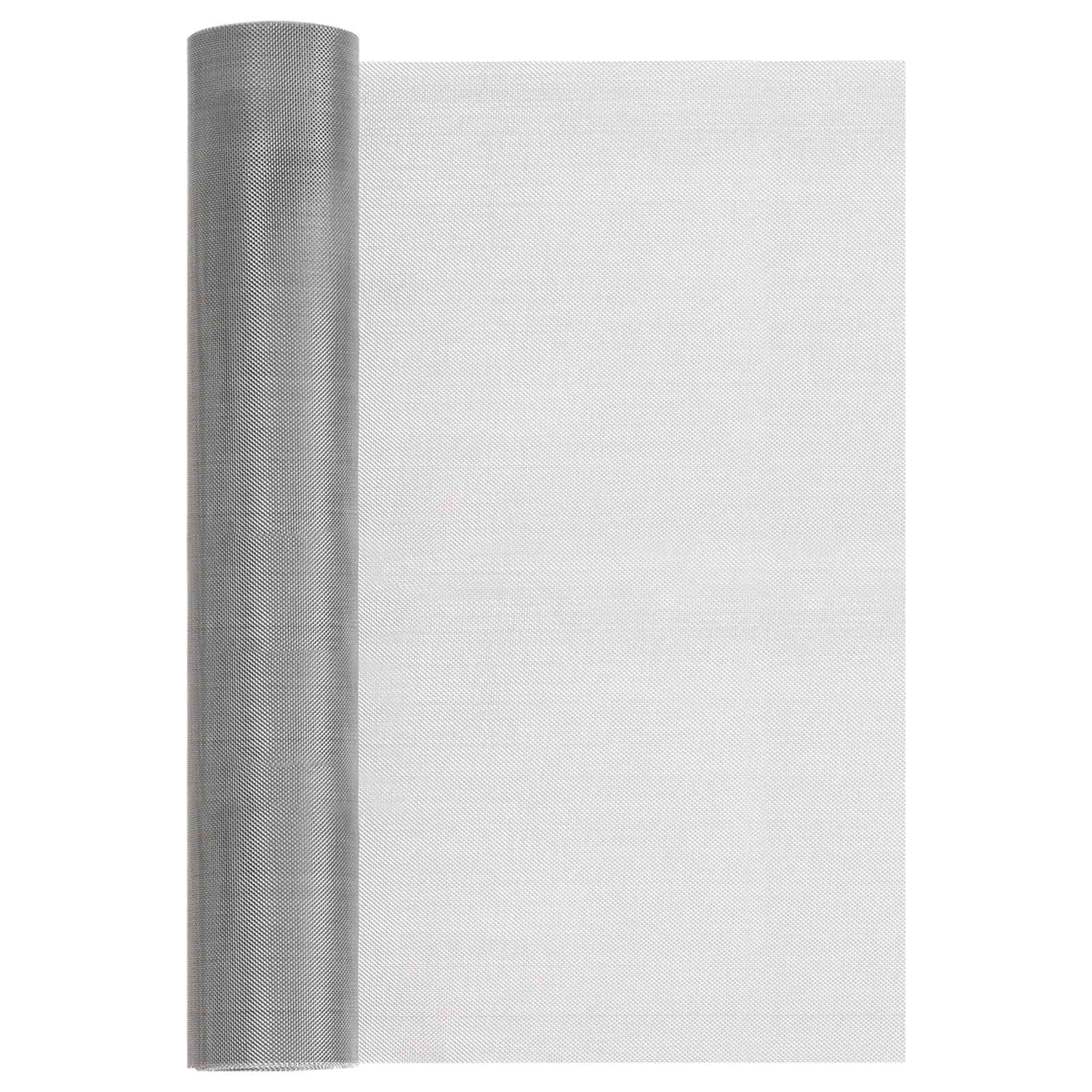 Mesh Bildschirm 40 x 1000 cm 30 Mesh Edelstahl 201 Silber