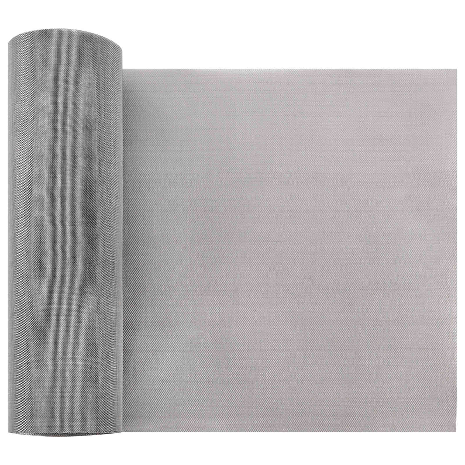Mesh Bildschirm 20 x 1000 cm 60 Mesh Edelstahl 201 Silber