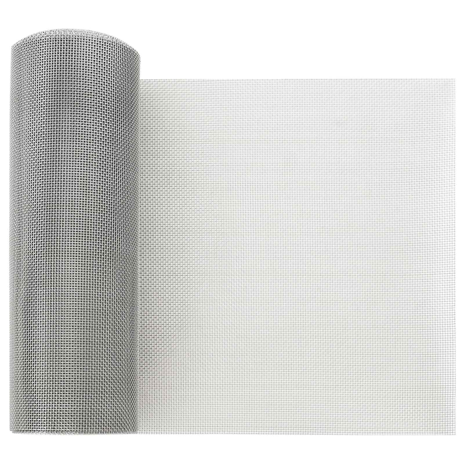 Drahtgeflecht 20 x 1000 cm 18 Mesh Edelstahl 304 Silber