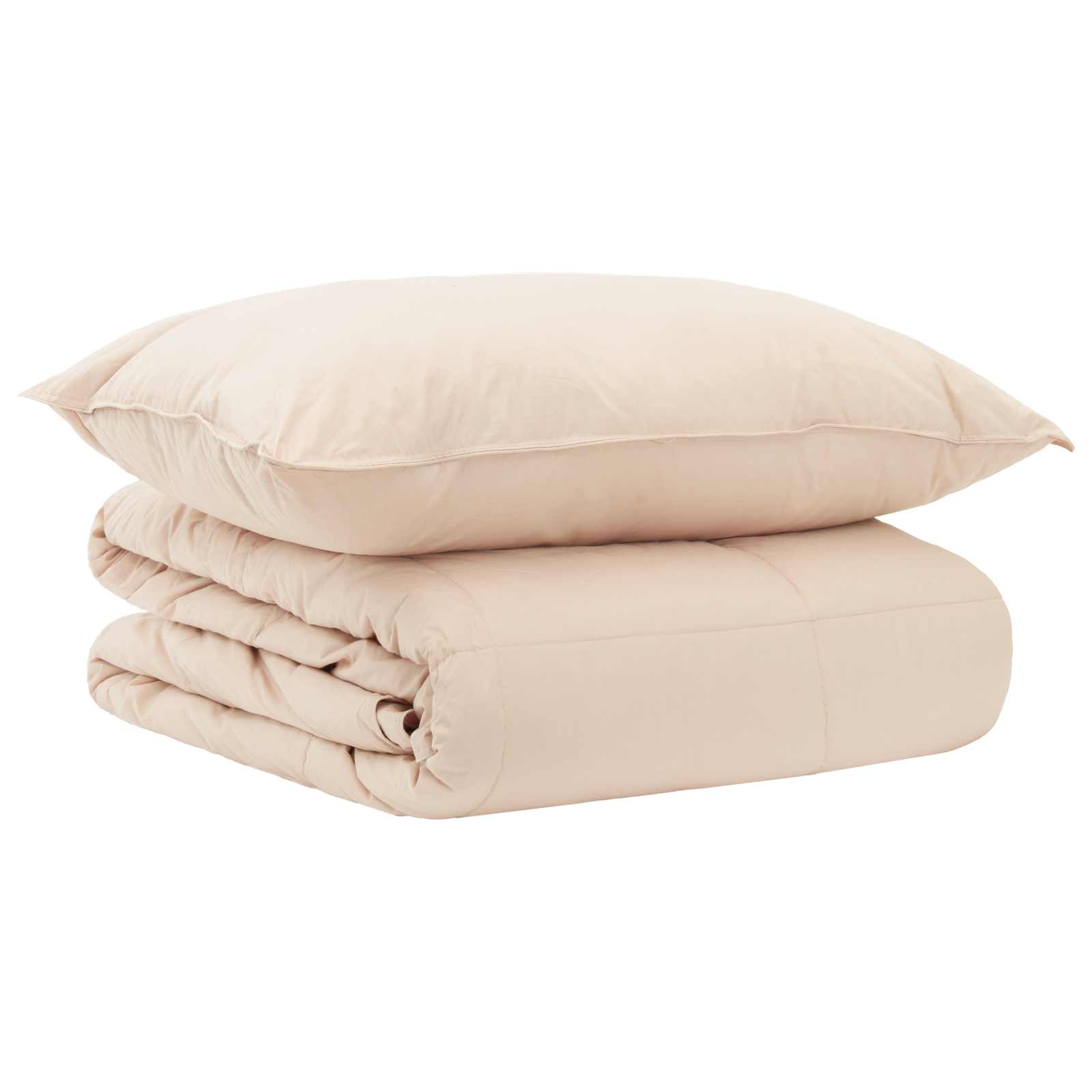 Bettwäsche-Set 2 stk. 140 x 200 cm Winter 350 gsm Beige