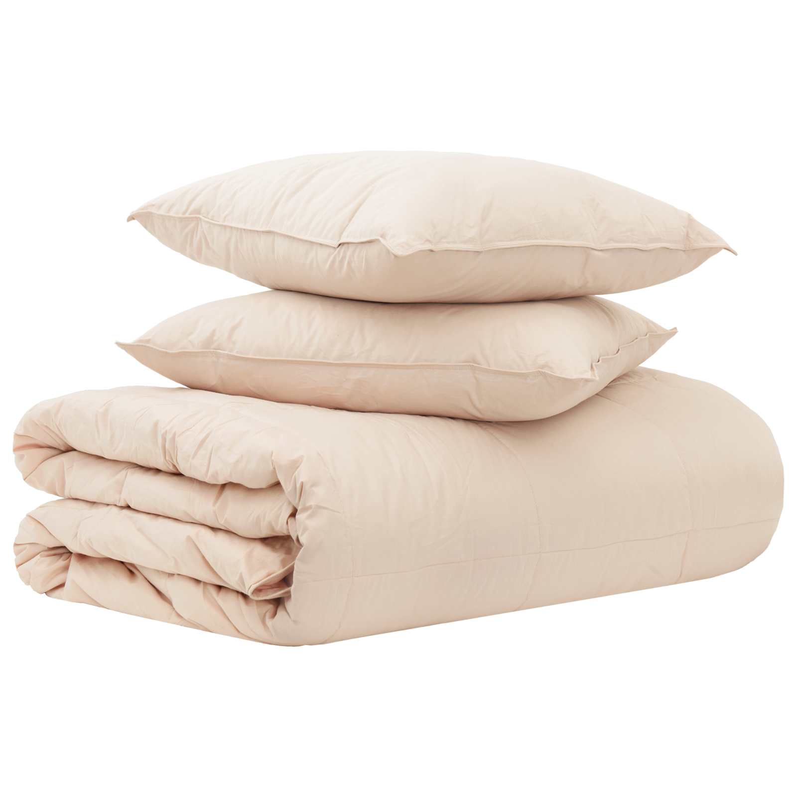 Bettwäsche-Set 2 stk. 240 x 220 cm Für alle Jahreszeiten Beige