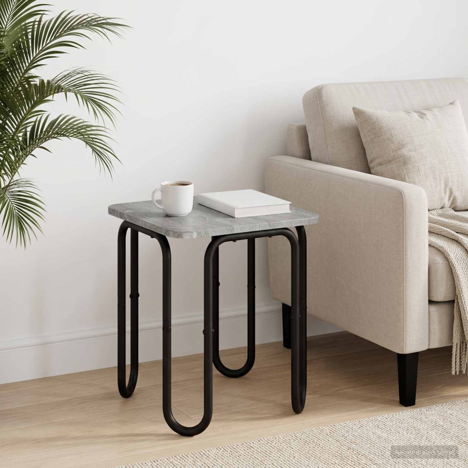 Couchtisch Grau Sonoma 40 x 40 x 45 cm Holzwerkstoff