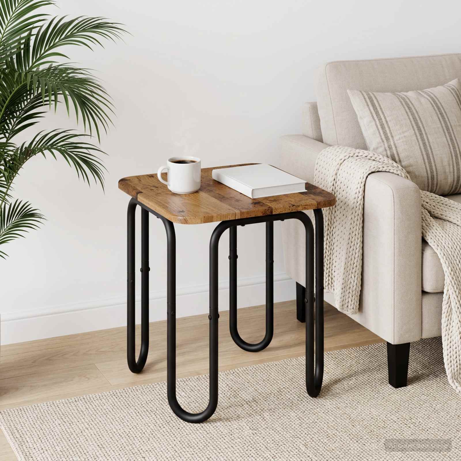 Couchtisch Altholz 40 x 40 x 45 cm Holzwerkstoff