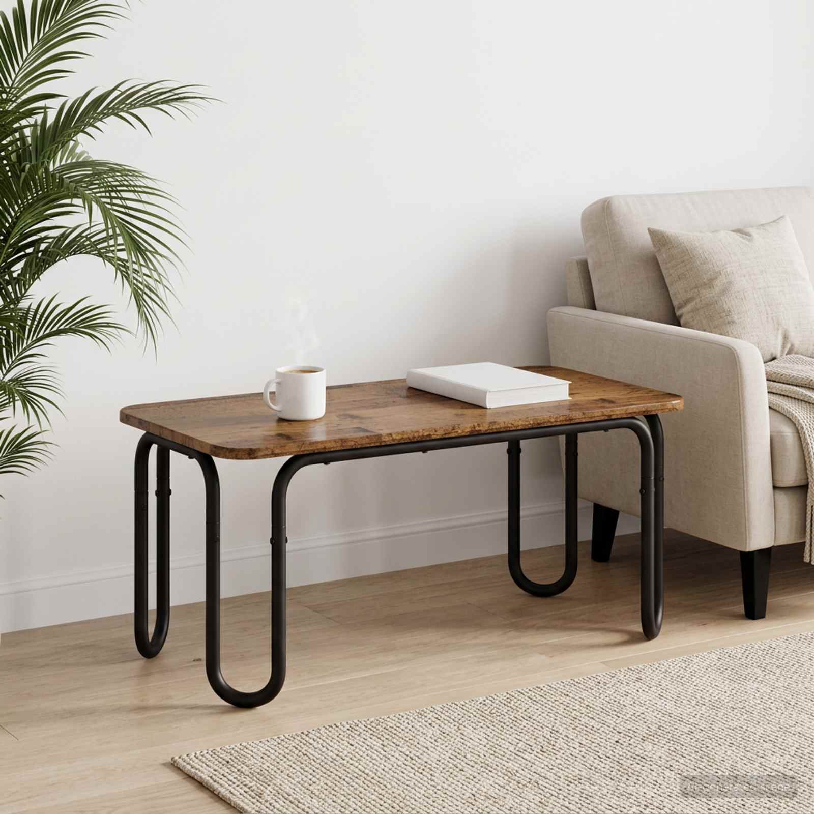 Couchtisch Altholz 79,5 x 40 x 36 cm Holzwerkstoff