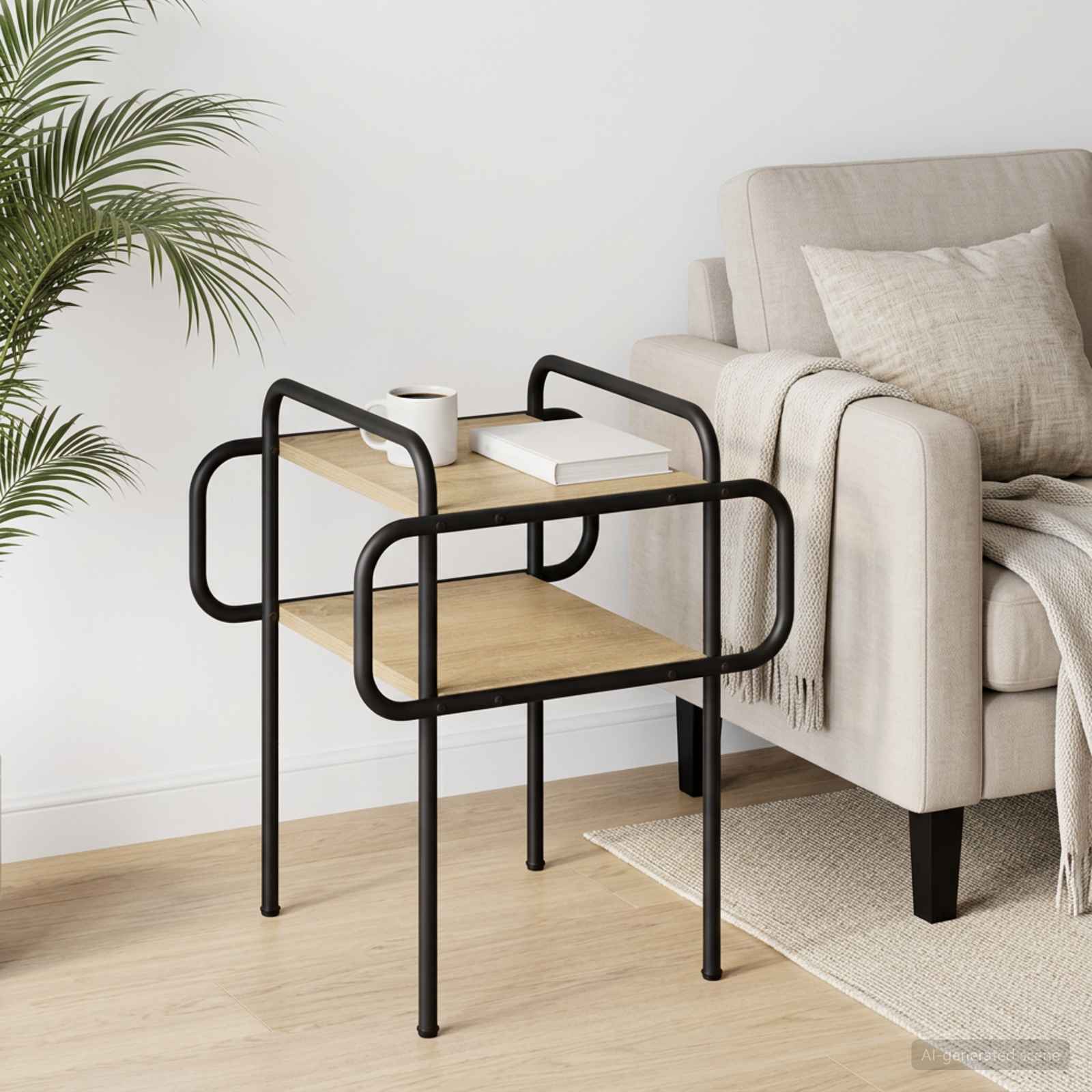 Couchtisch Sonoma-Eiche 40 x 40 x 51 cm Holzwerkstoff