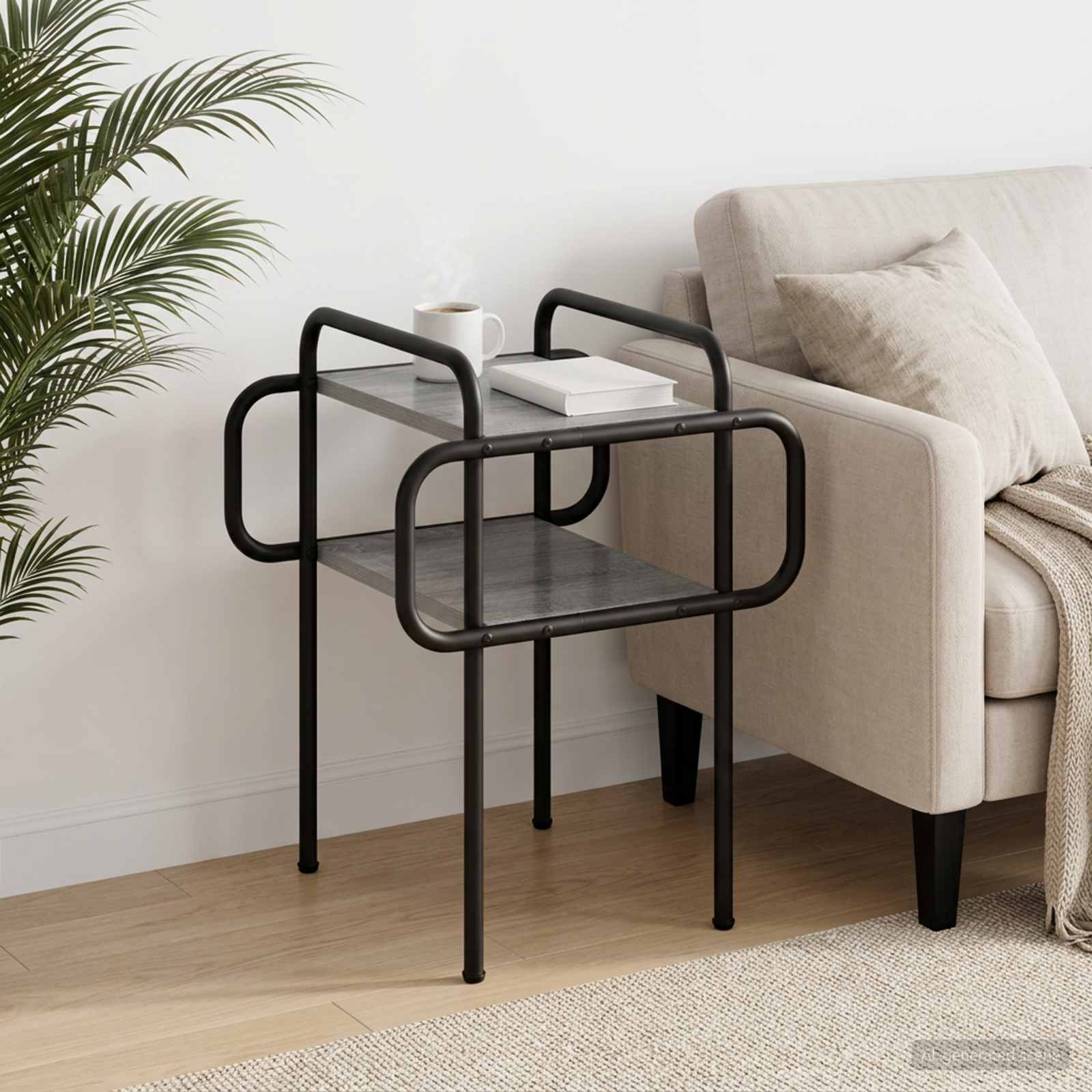 Couchtisch Grau Sonoma 40 x 40 x 51 cm Holzwerkstoff
