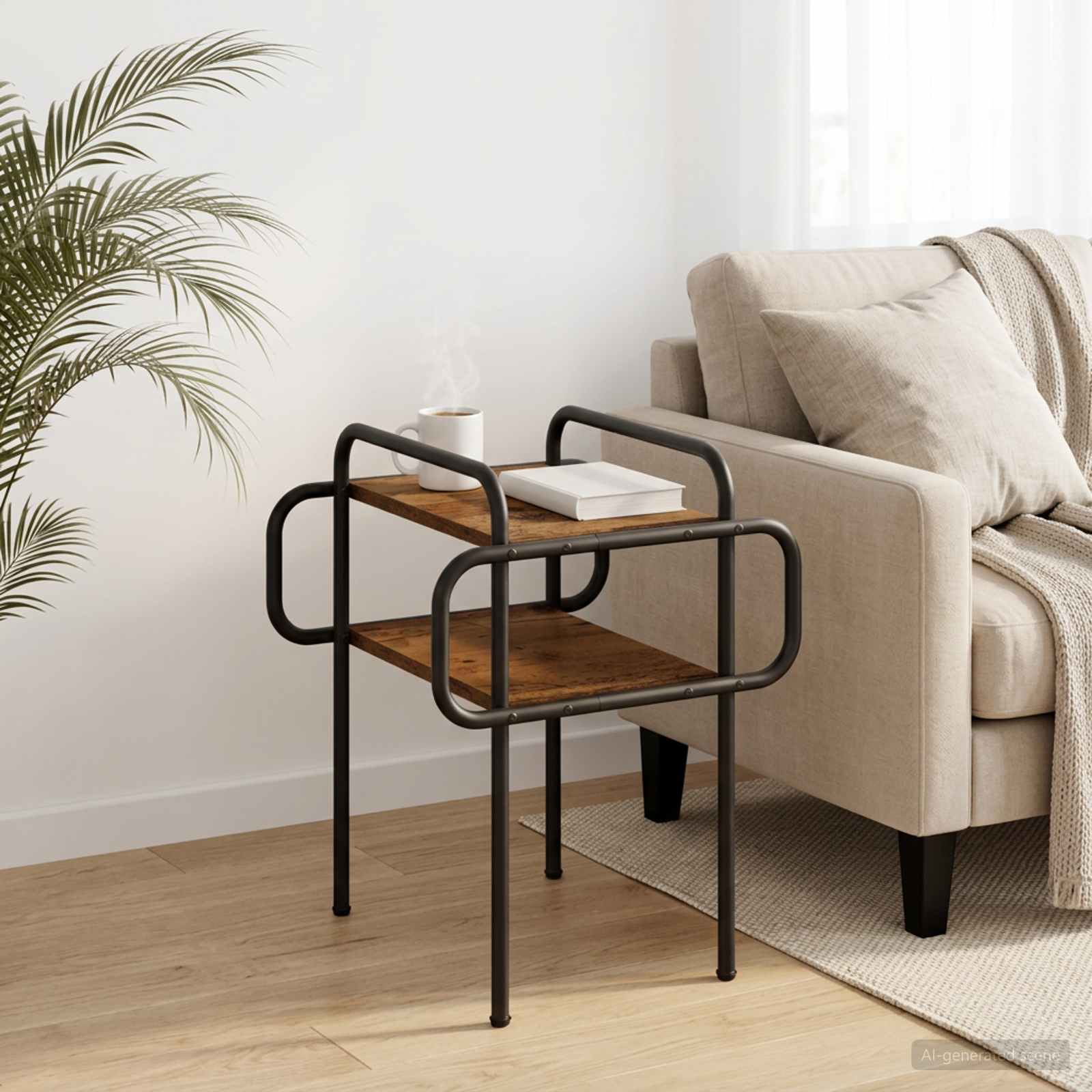 Couchtisch Altholz 40 x 40 x 51 cm Holzwerkstoff