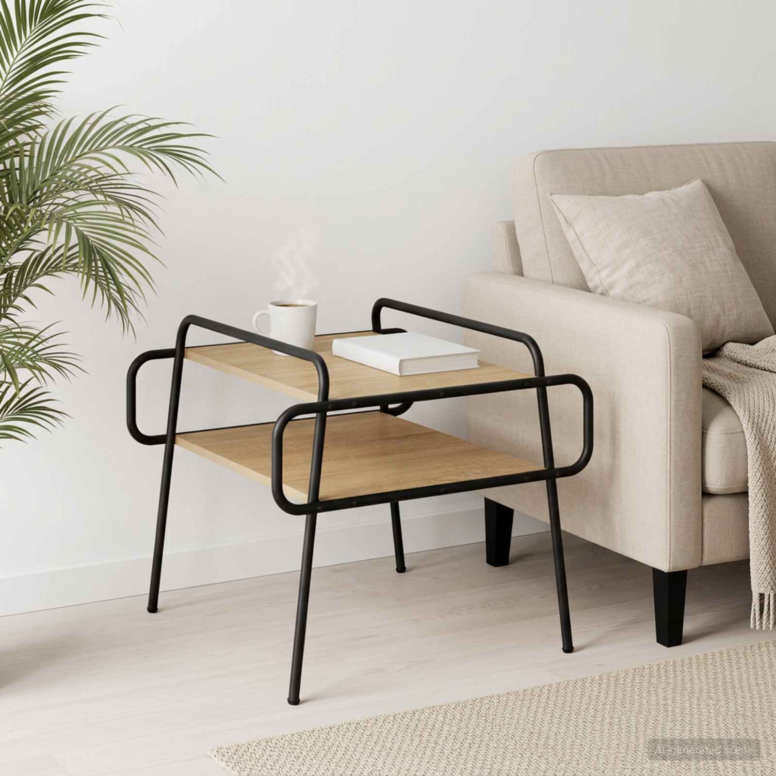 Couchtisch Sonoma-Eiche 50 x 50 x 51 cm Holzwerkstoff