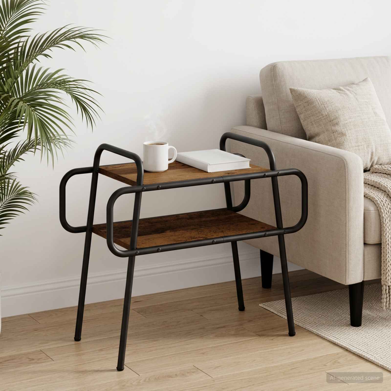 Couchtisch Altholz 60 x 30 x 51 cm Holzwerkstoff