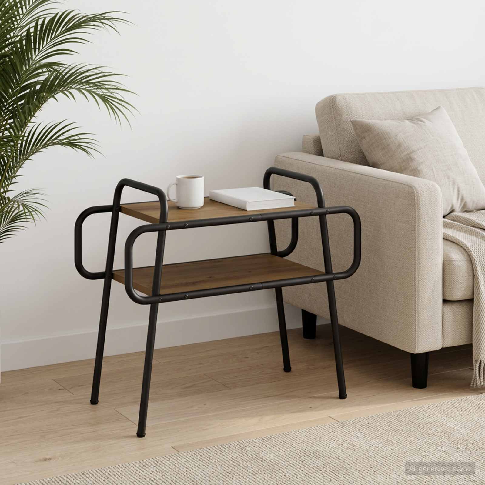 Couchtisch Artisan-Eiche 60 x 30 x 51 cm Holzwerkstoff