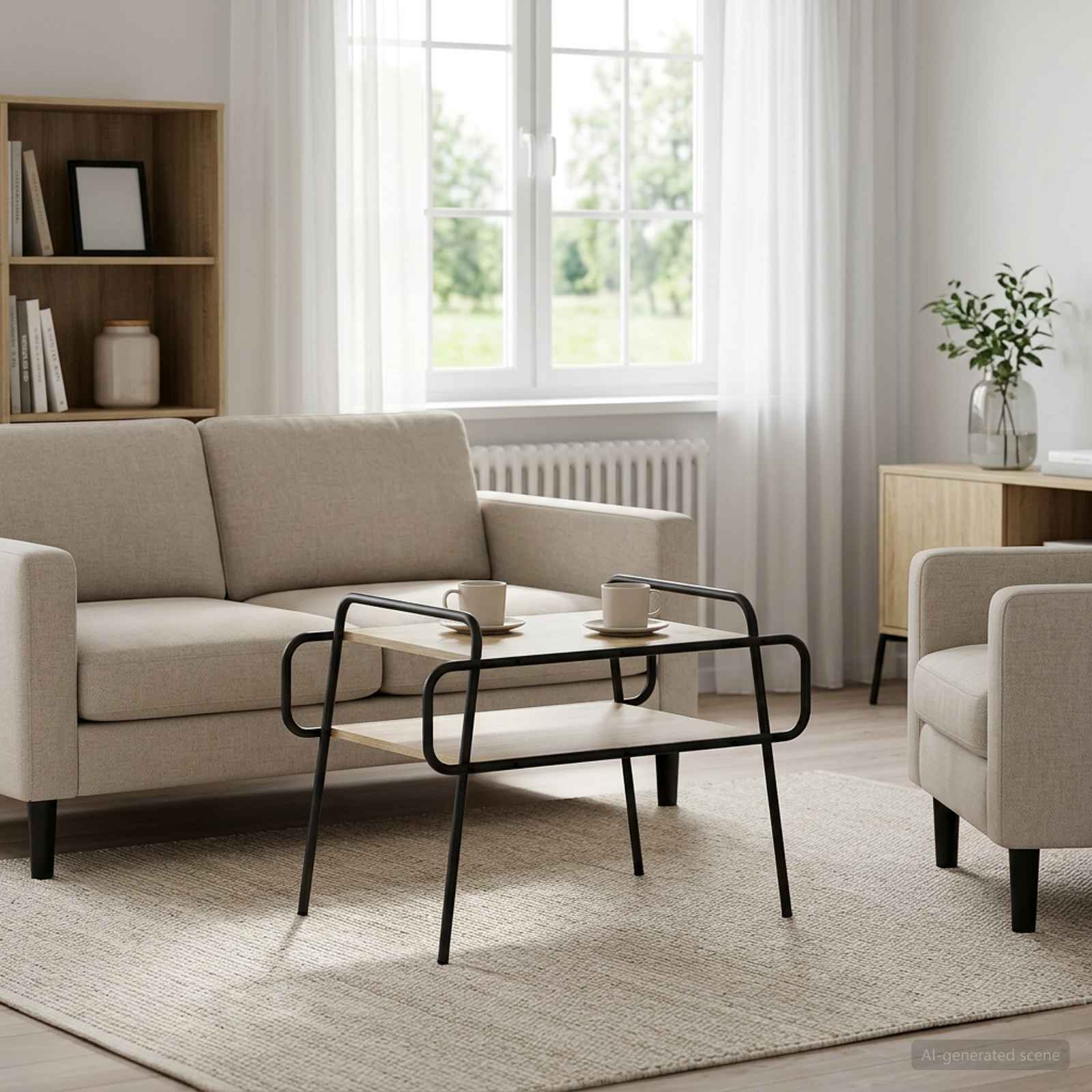 Couchtisch Sonoma-Eiche 70 x 50 x 51 cm Holzwerkstoff