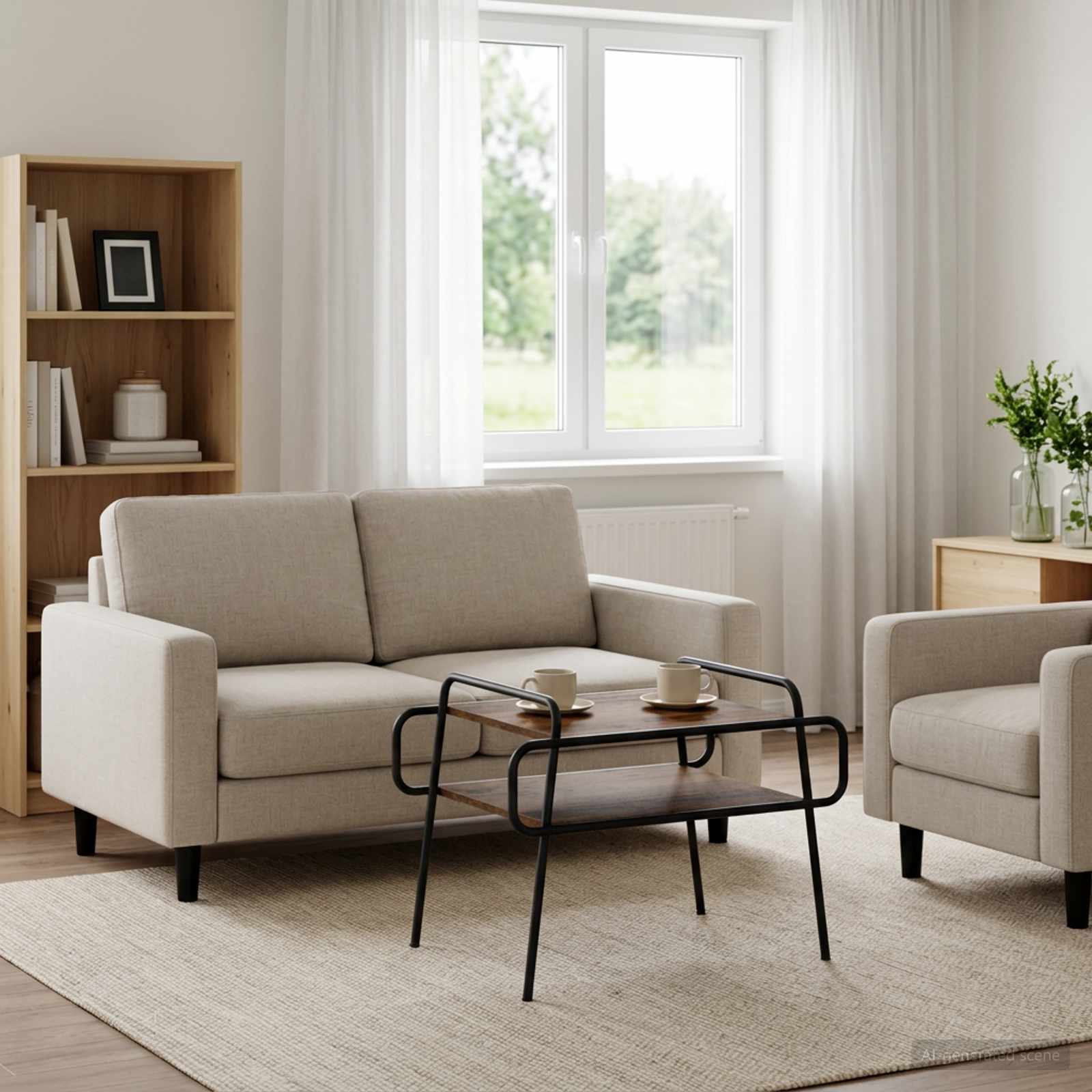 Couchtisch Altholz 70 x 50 x 51 cm Holzwerkstoff