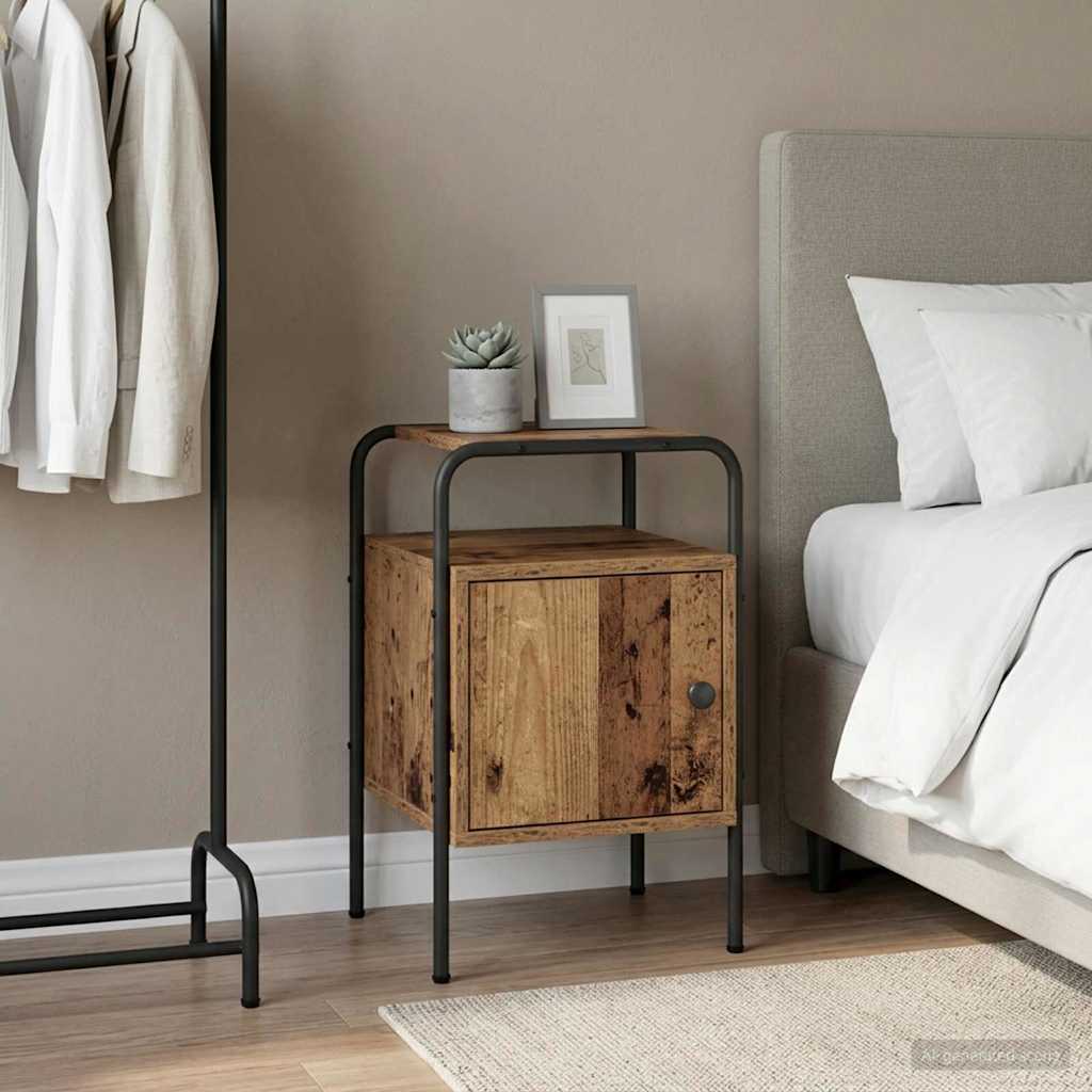 Nachttisch Altholz 35 x 36,5 x 56 cm Holzwerkstoff