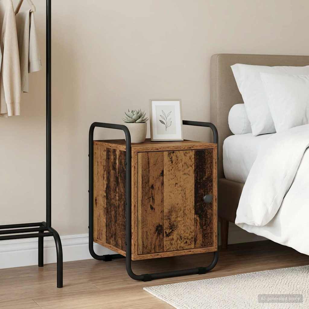 Nachttisch Altholz Holzwerkstoff