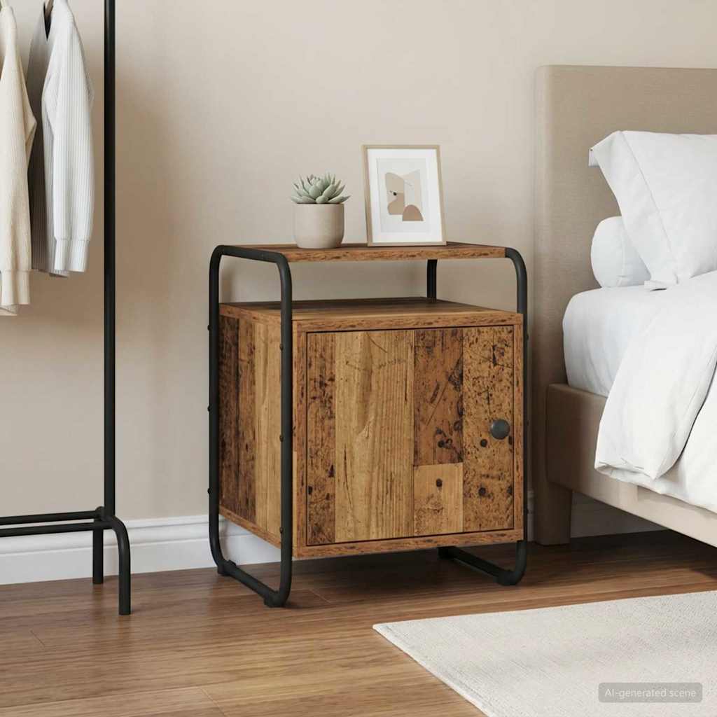 Nachttisch Altholz Holzwerkstoff
