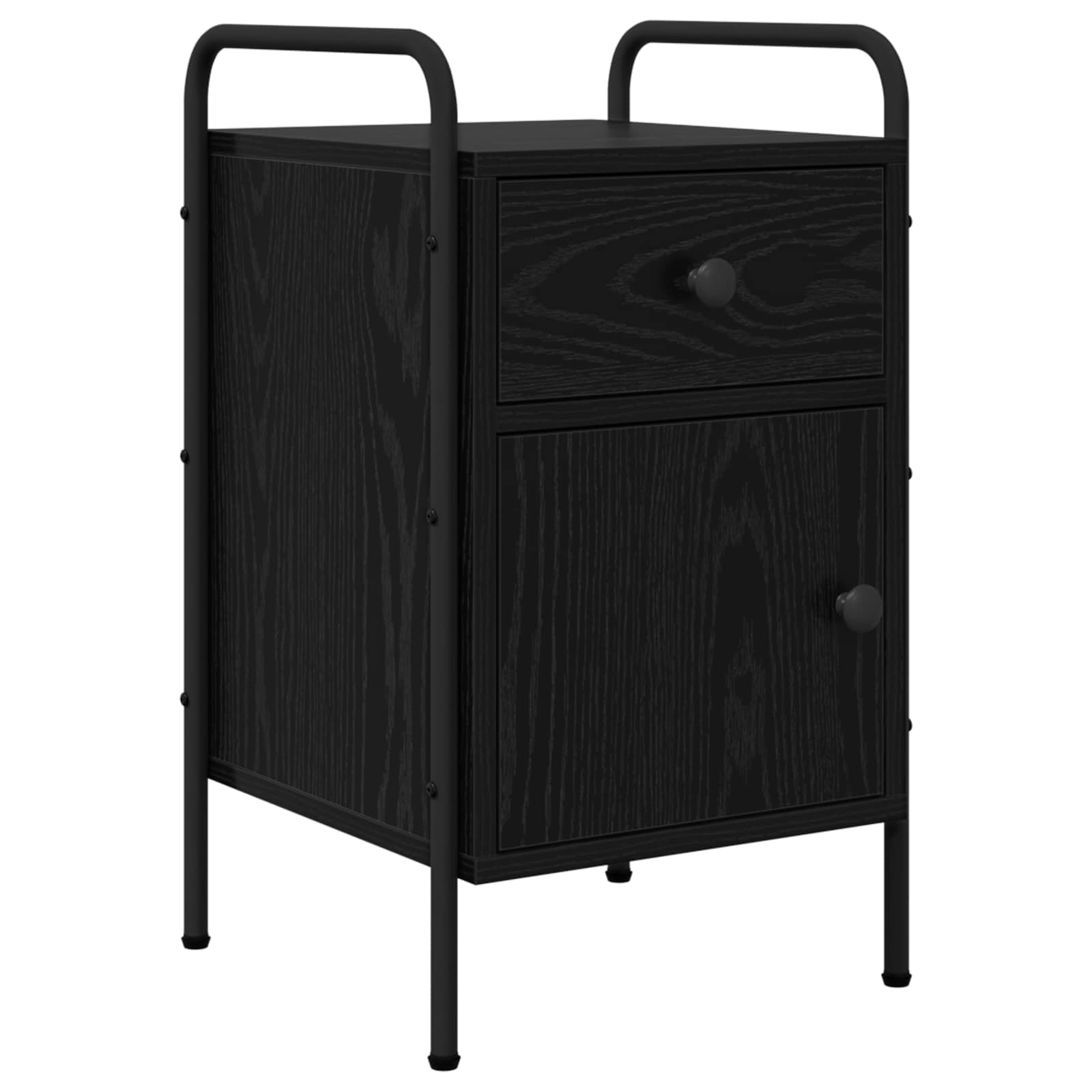 Nachttisch Schwarze Eiche 35 x 36,5 x 61 cm Holzwerkstoff