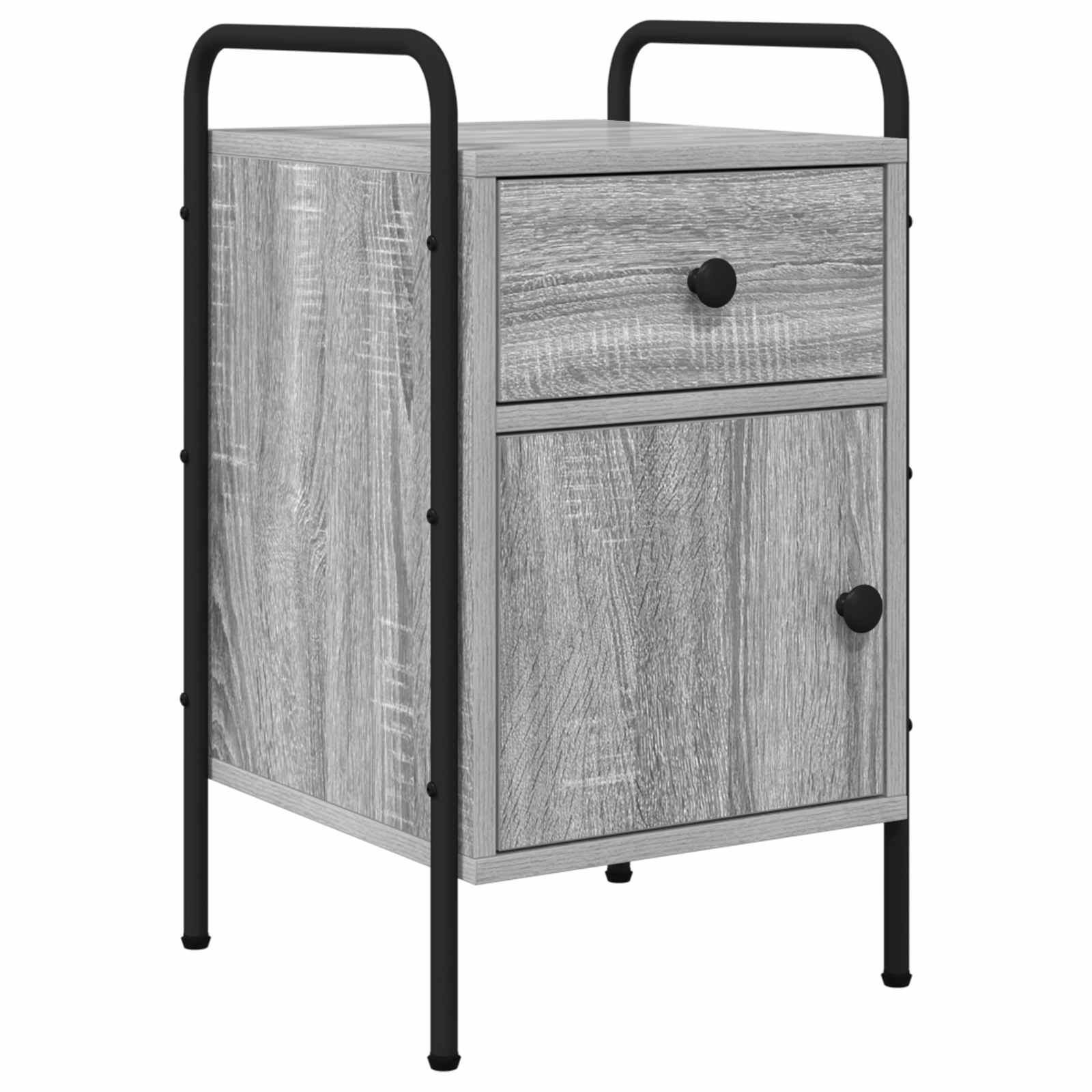 Nachttisch Grau Sonoma 35 x 36,5 x 61 cm Holzwerkstoff