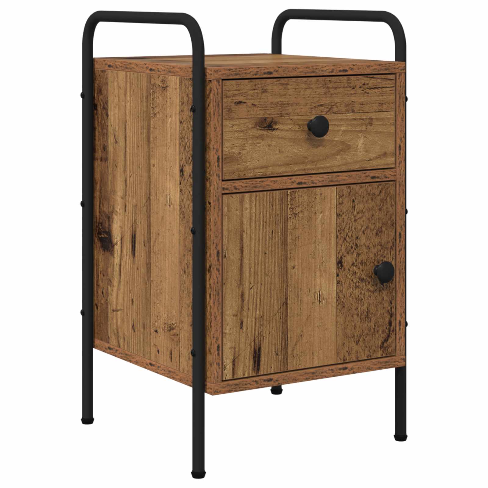Nachttisch Altholz 35 x 36,5 x 61 cm Holzwerkstoff