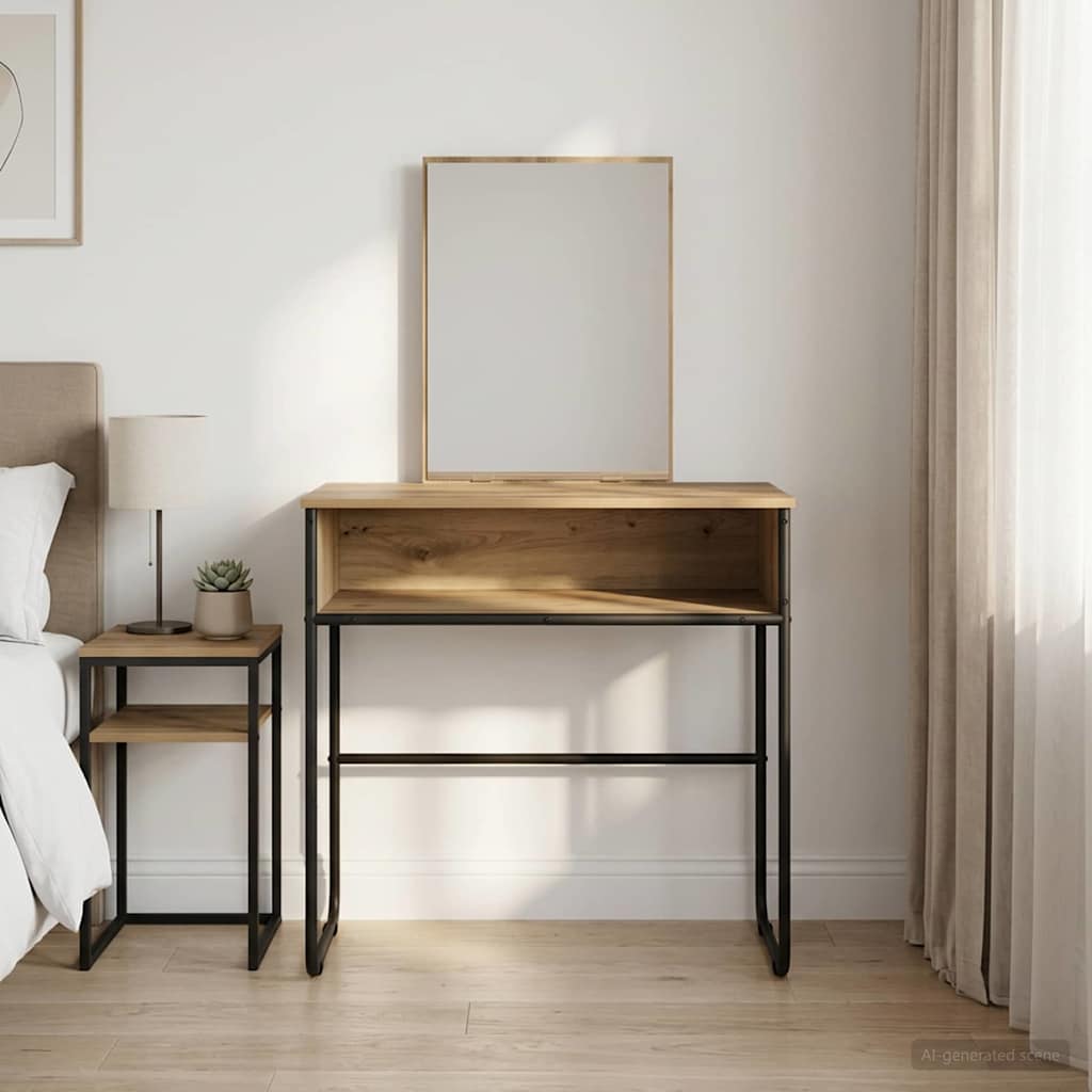 Schminktisch Artisan-Eiche 81 x 40 x 131 cm Holzwerkstoff