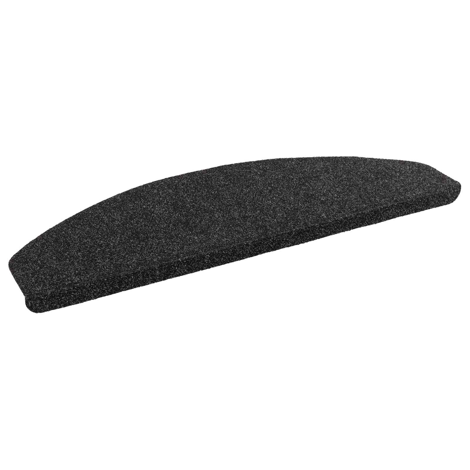 Selbstklebende Treppenschoner 15 stk. 80 x 28 x 3,5 cm Schwarz
