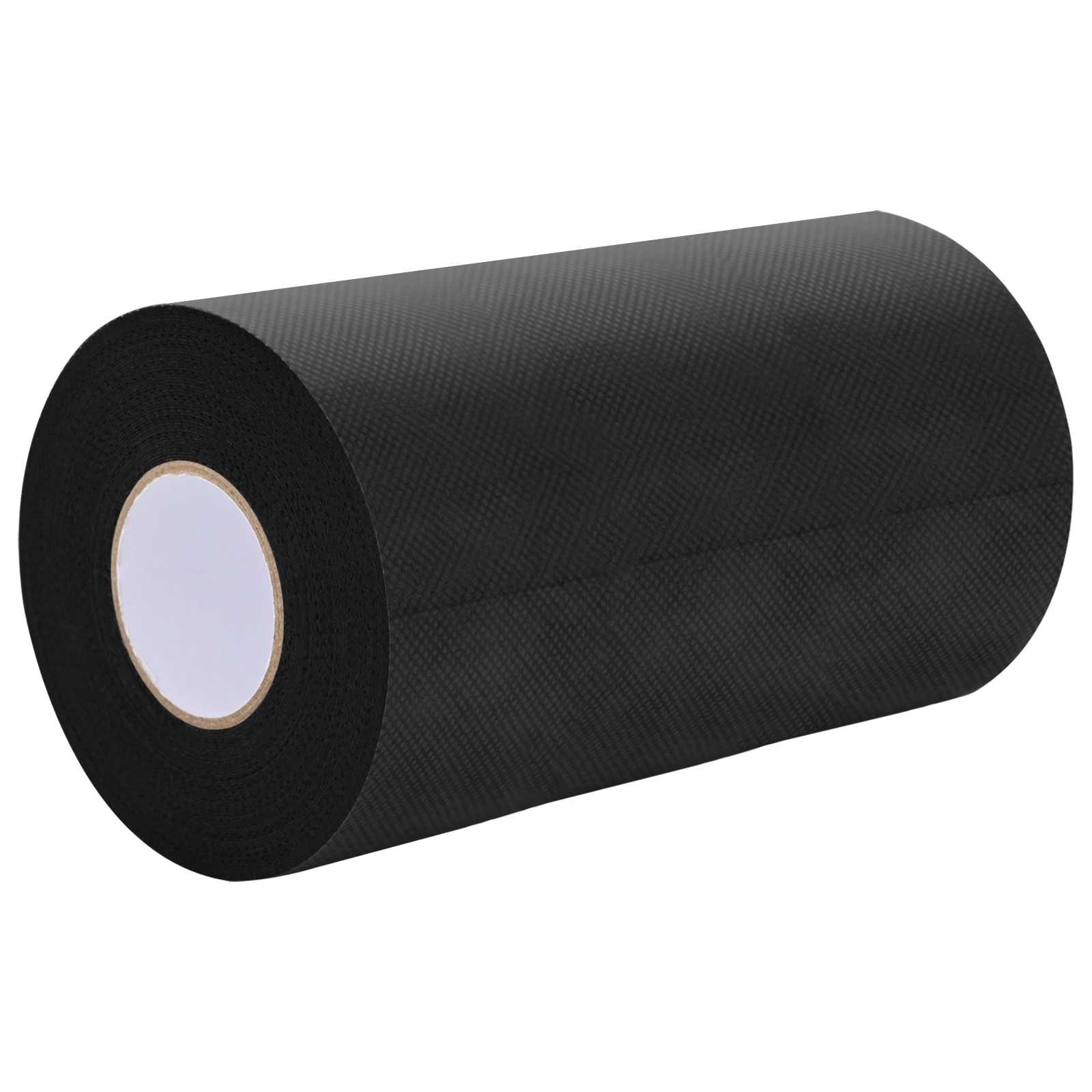 Selbstklebendes Kunstrasenband Schwarz 20 x 0,15 cm Vliesstoff