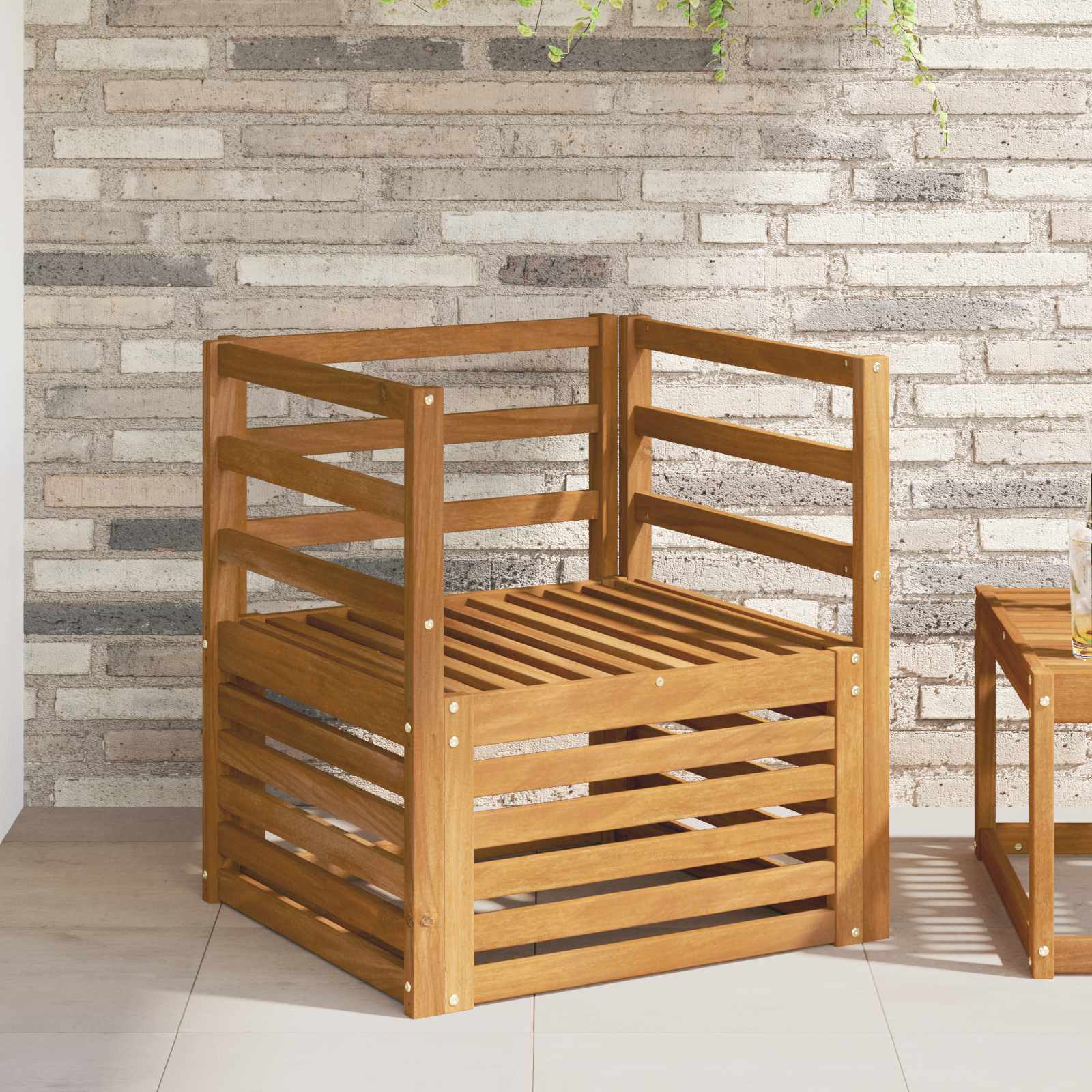 Outdoor-Sofagarnitur Massivholz Akazie