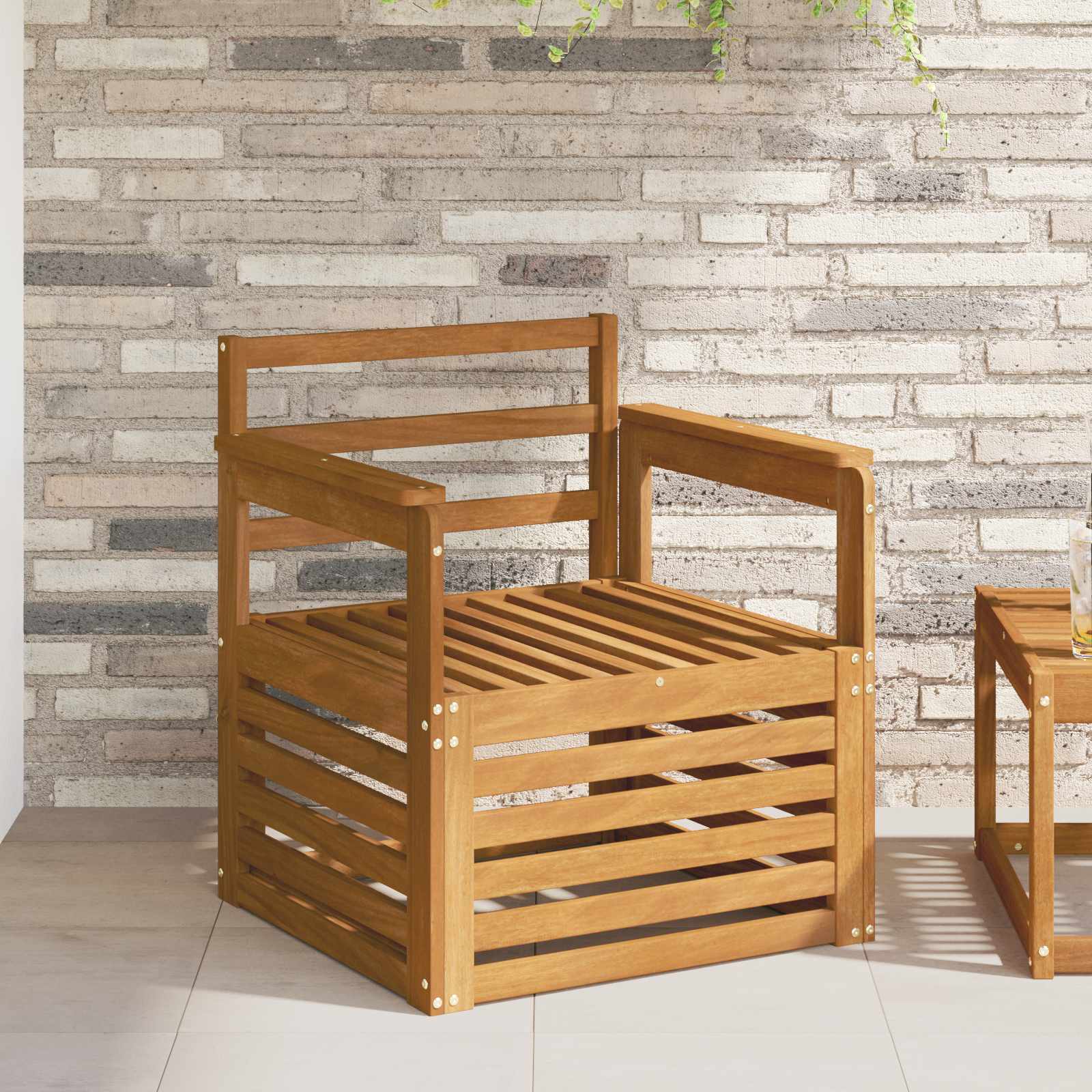 Outdoor-Sofagarnitur Massivholz Akazie
