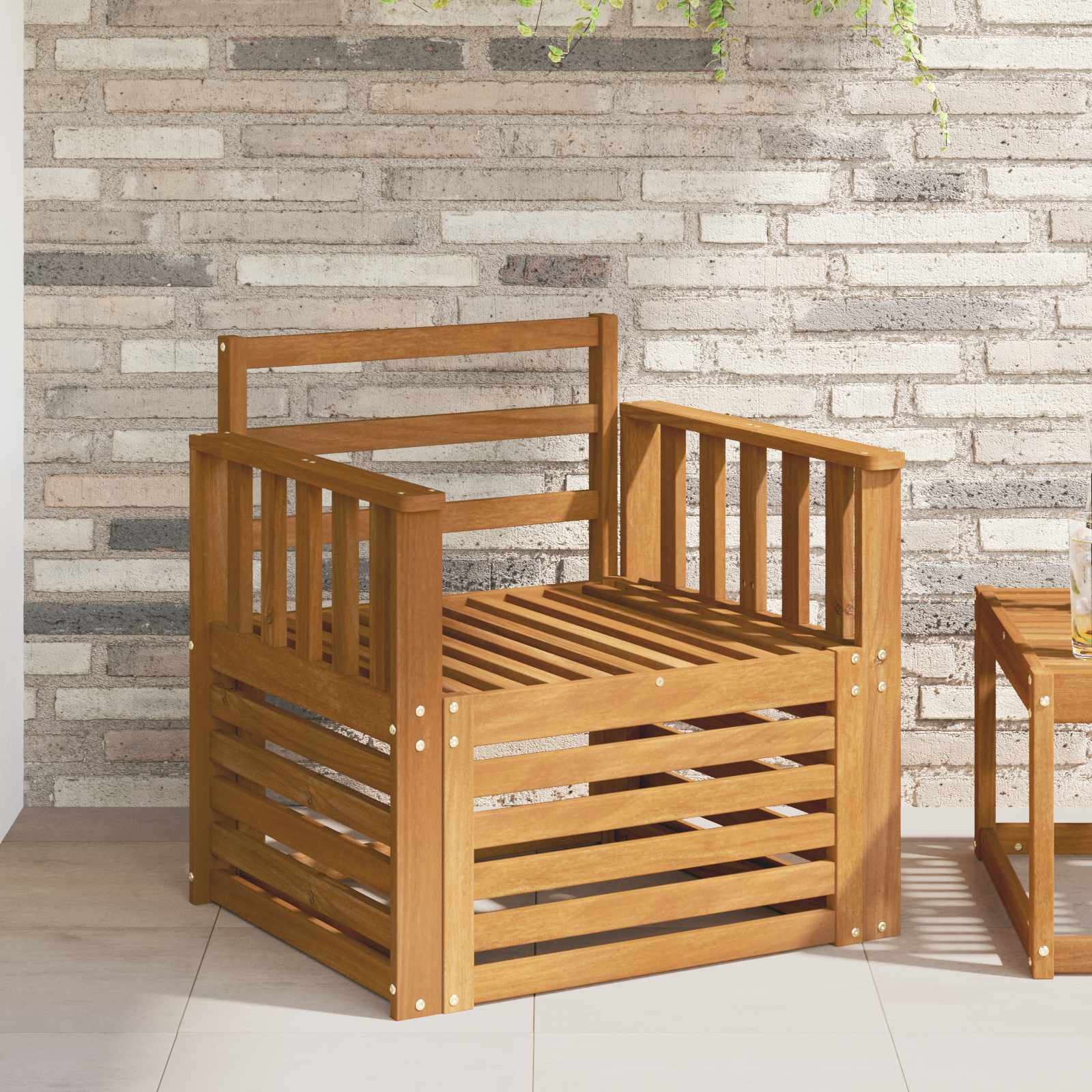 Outdoor-Sofagarnitur Massivholz Akazie