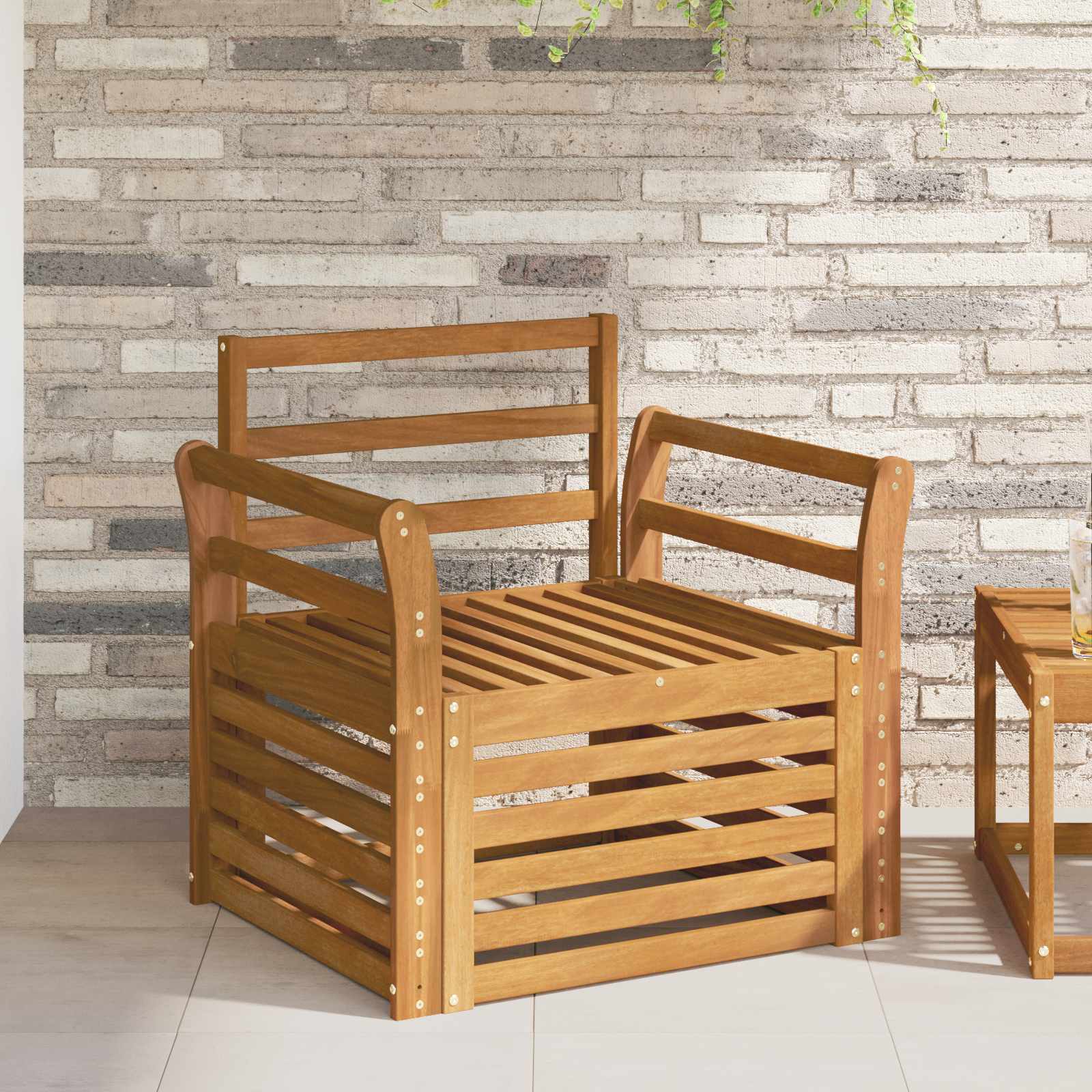 Outdoor-Sofagarnitur Massivholz Akazie
