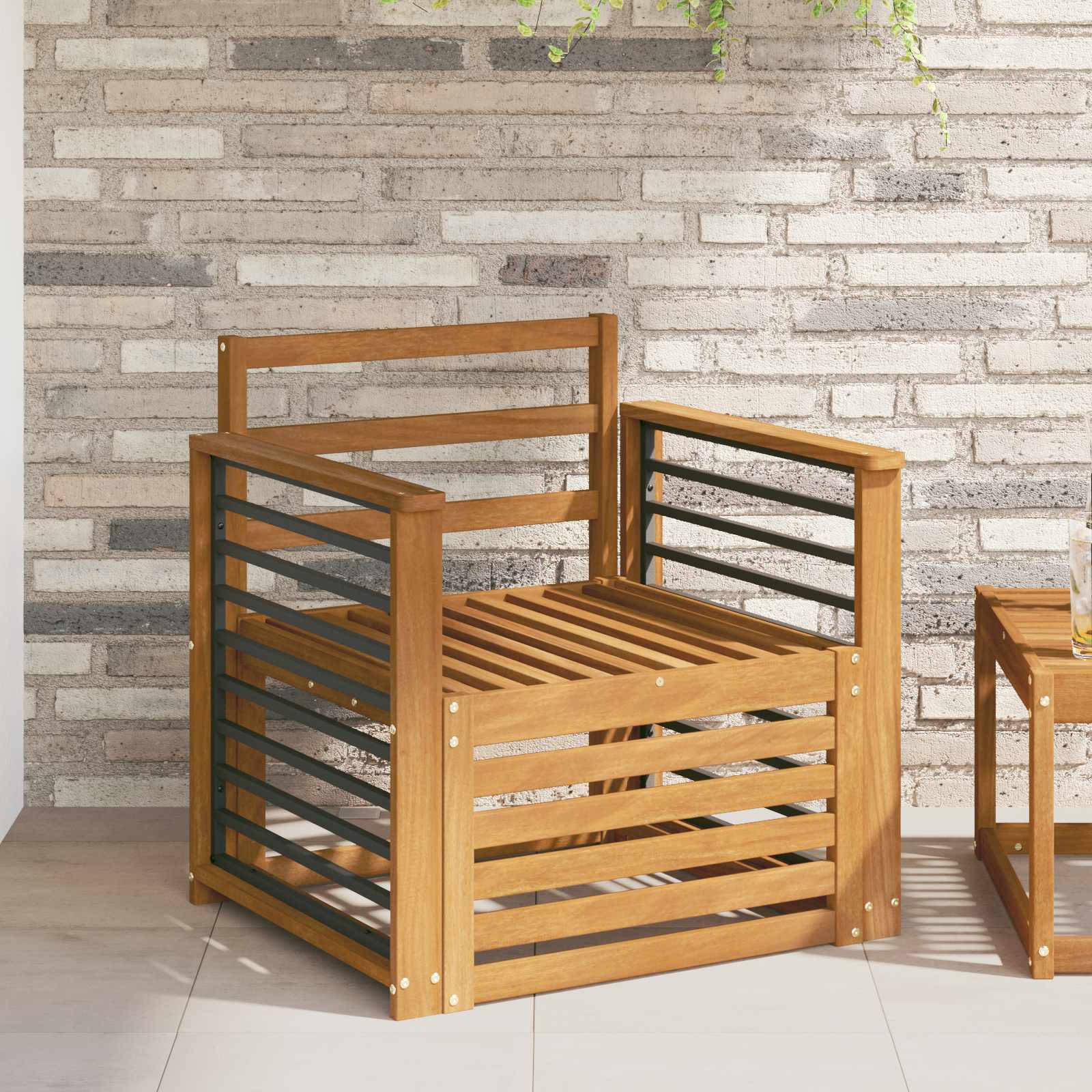 Outdoor-Sofagarnitur Massivholz Akazie