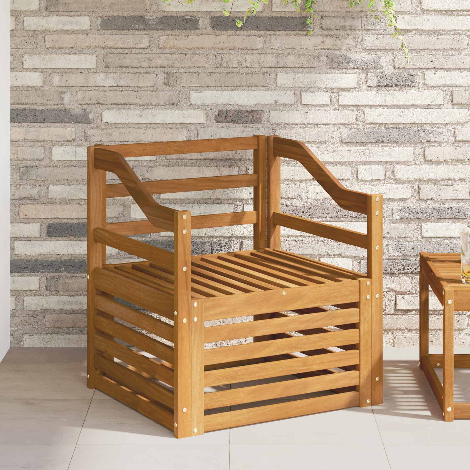 Outdoor-Sofagarnitur Massivholz Akazie