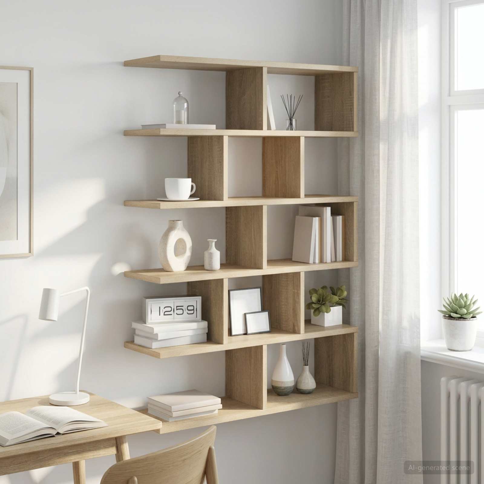 Wandregal Sonoma-Eiche 70 x 20 x 100 cm Holzwerkstoff