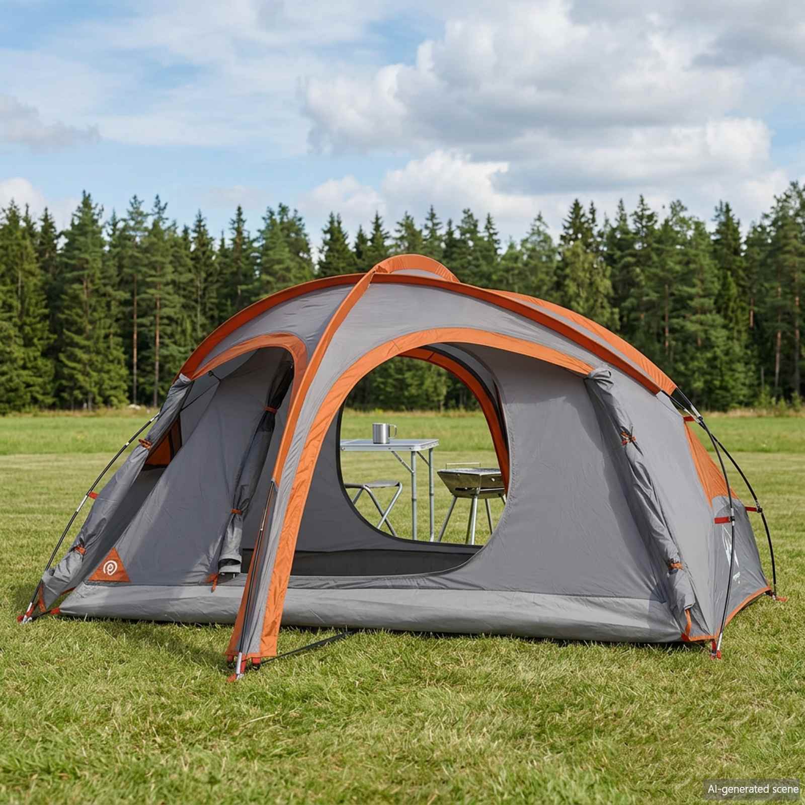Trekkingzelt mit Regenplane wasserabweisend 2 Personen