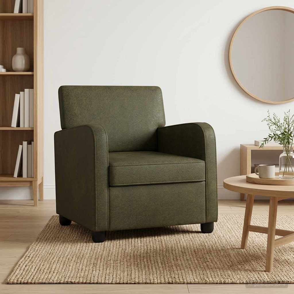 Sessel Olivegrün Kunstwildleder