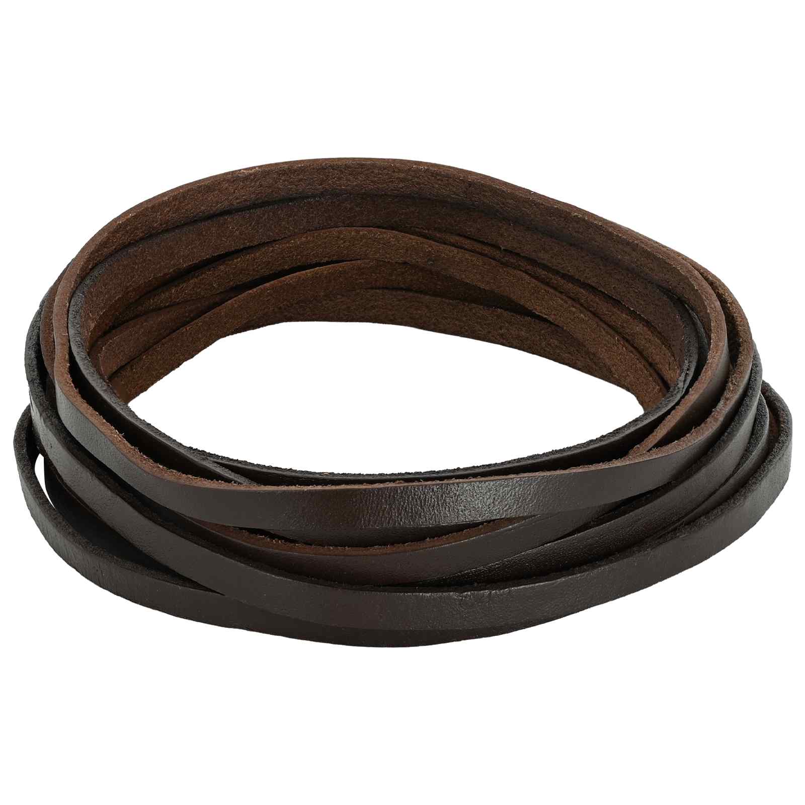 Lederriemen 1 Dunkelbraun 500 x 0,5 cm Leder