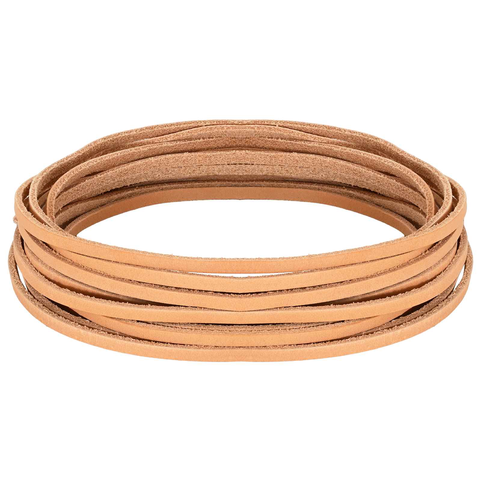 Lederriemen 1 Hellbraun 200 x 0,3 cm Leder