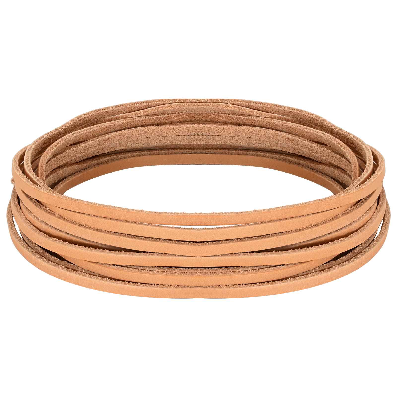 Lederriemen 1 Hellbraun 200 x 0,4 cm Leder