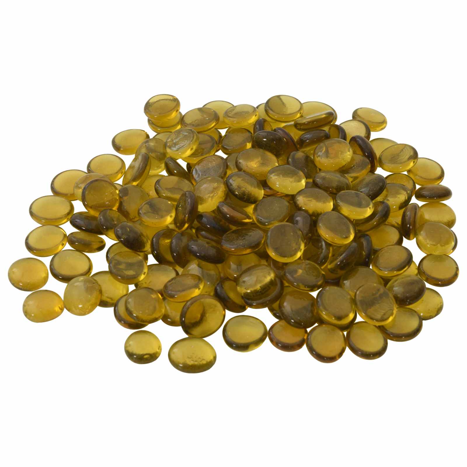 Glasnugget 17-19 mm Gelb Glas