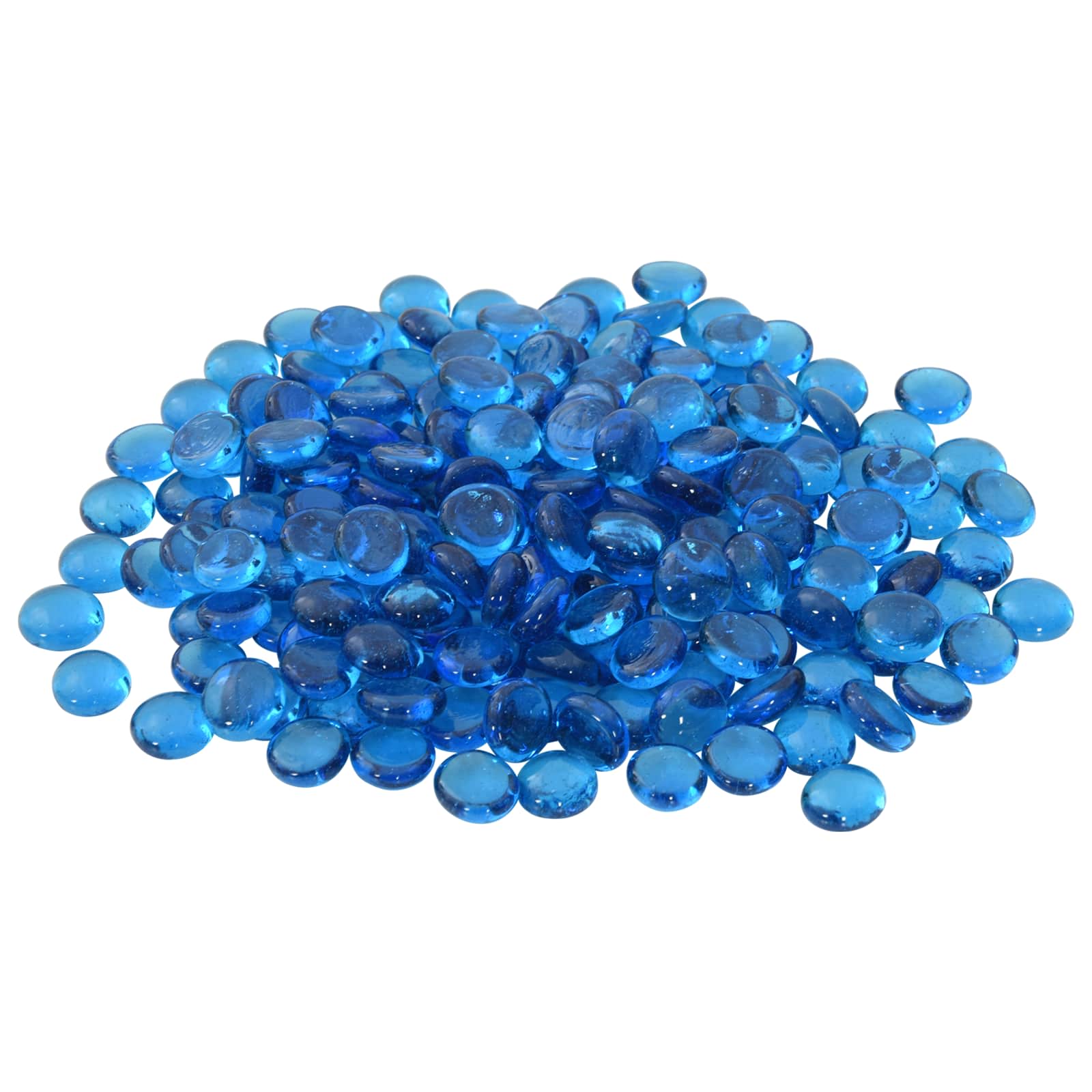 Glasnugget 17-19 mm Himmelblau Glas