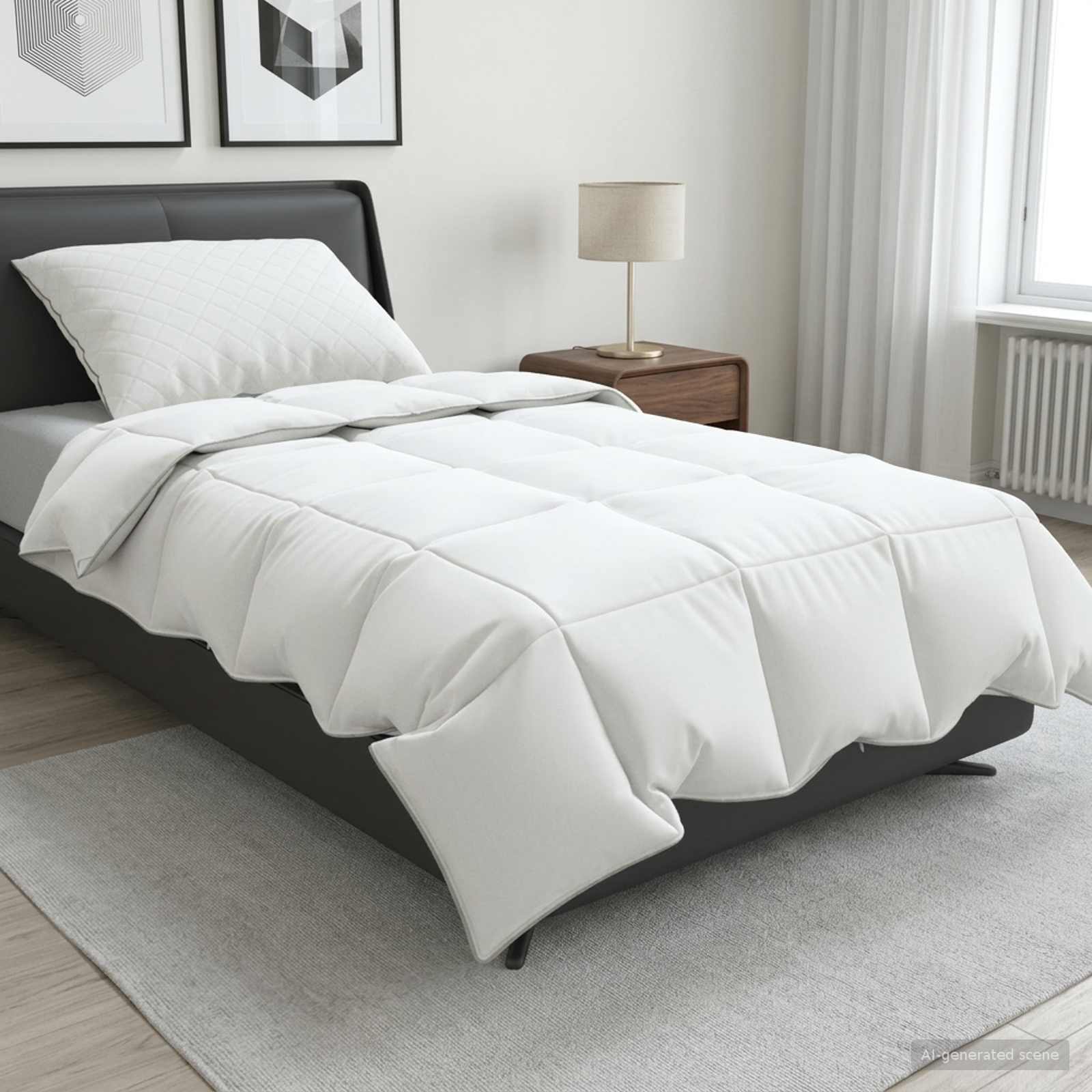 90% Gänsedaunen Bettwäsche-Set FULDA 2 stk. 140 x 200 cm Sommer