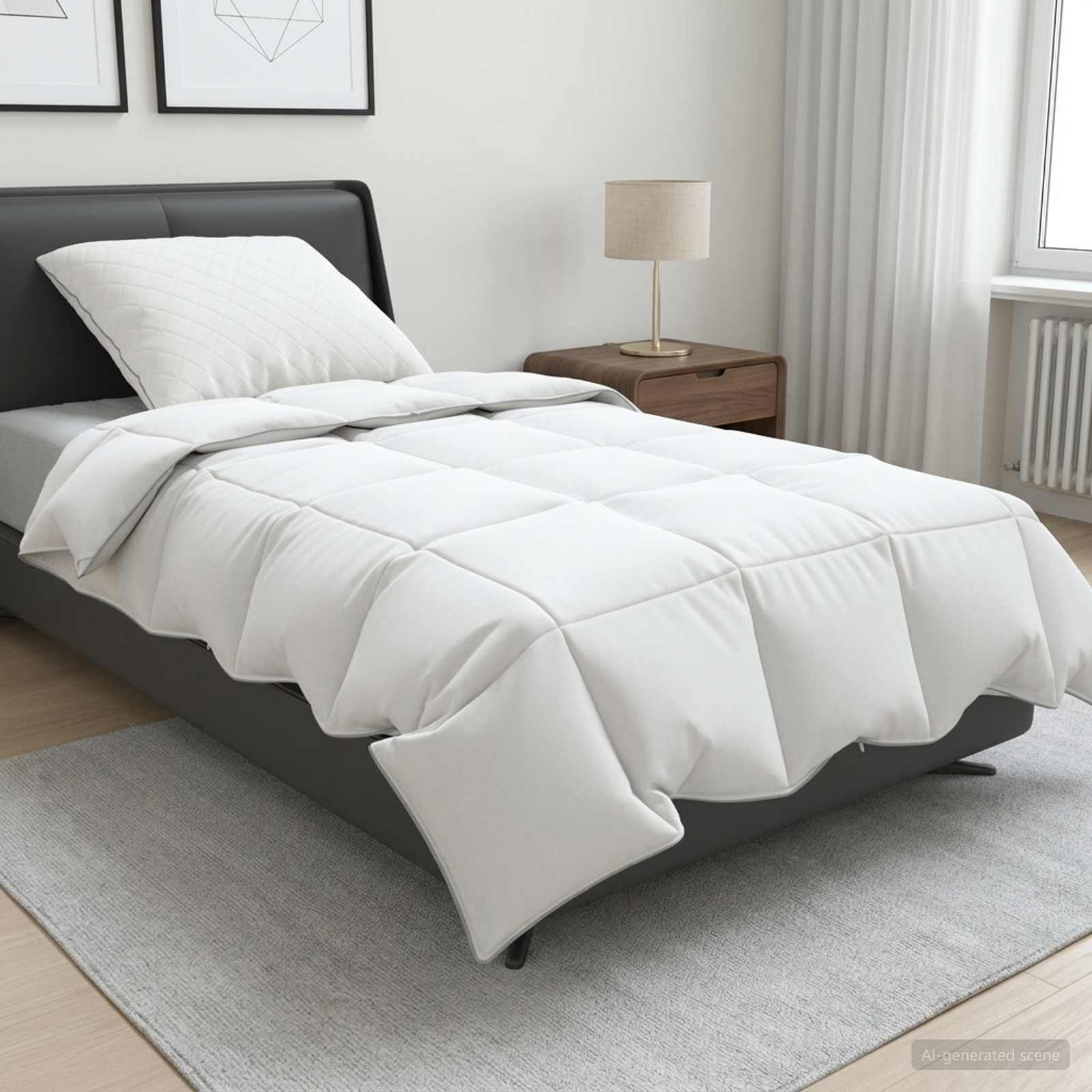 90% Gänsedaunen Bettwäsche-Set FULDA 2 stk. 150 x 200 cm Sommer