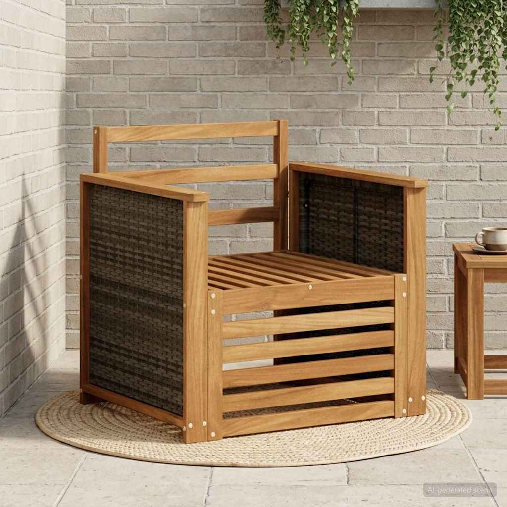Outdoor Mittelsofa Natur