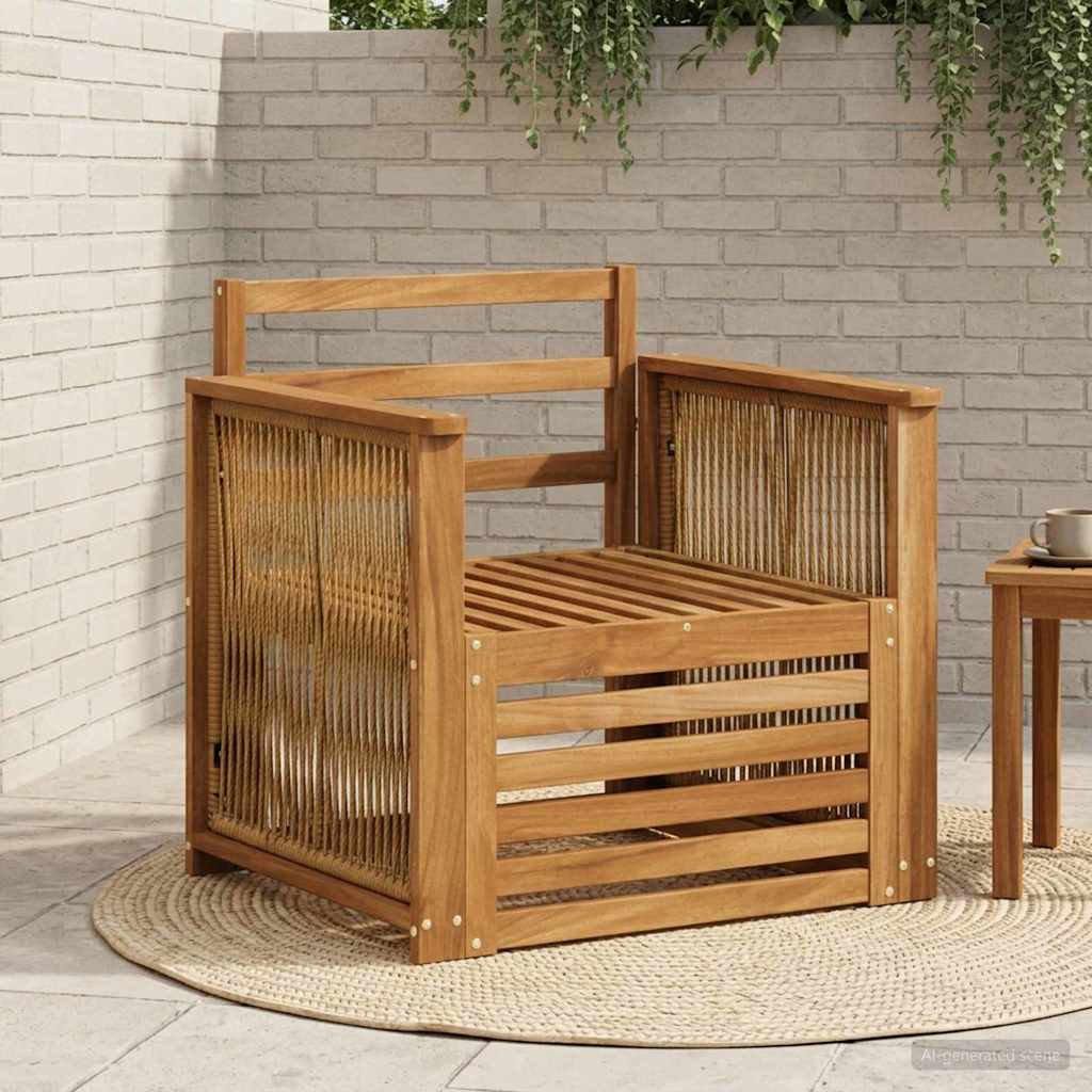 Outdoor Mittelsofa Natur
